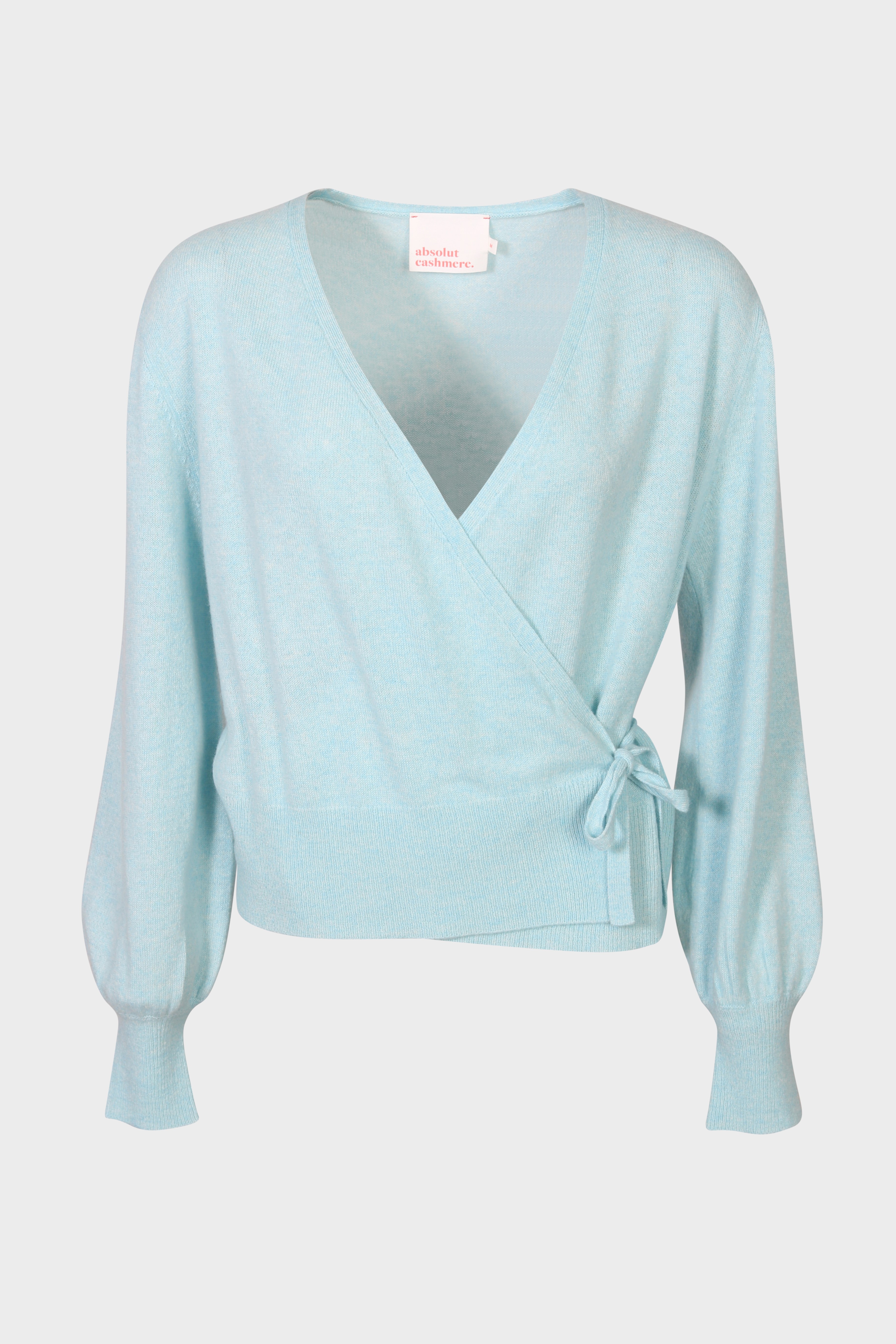 ABSOLUT CASHMERE Cache Coeur Cardigan Sky
