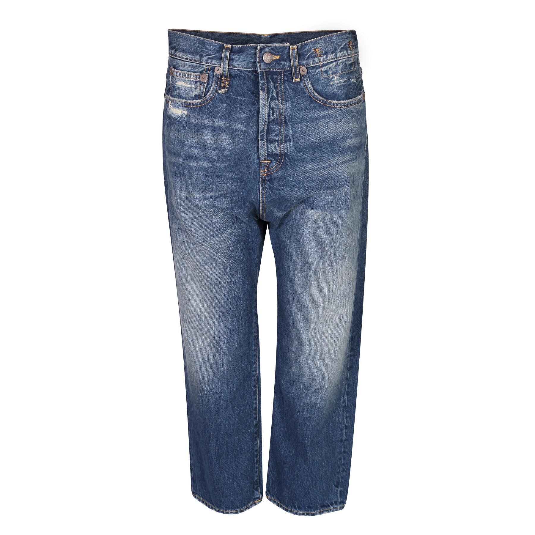 R13 Tailored Drop Jeans in Kyle Washing 27