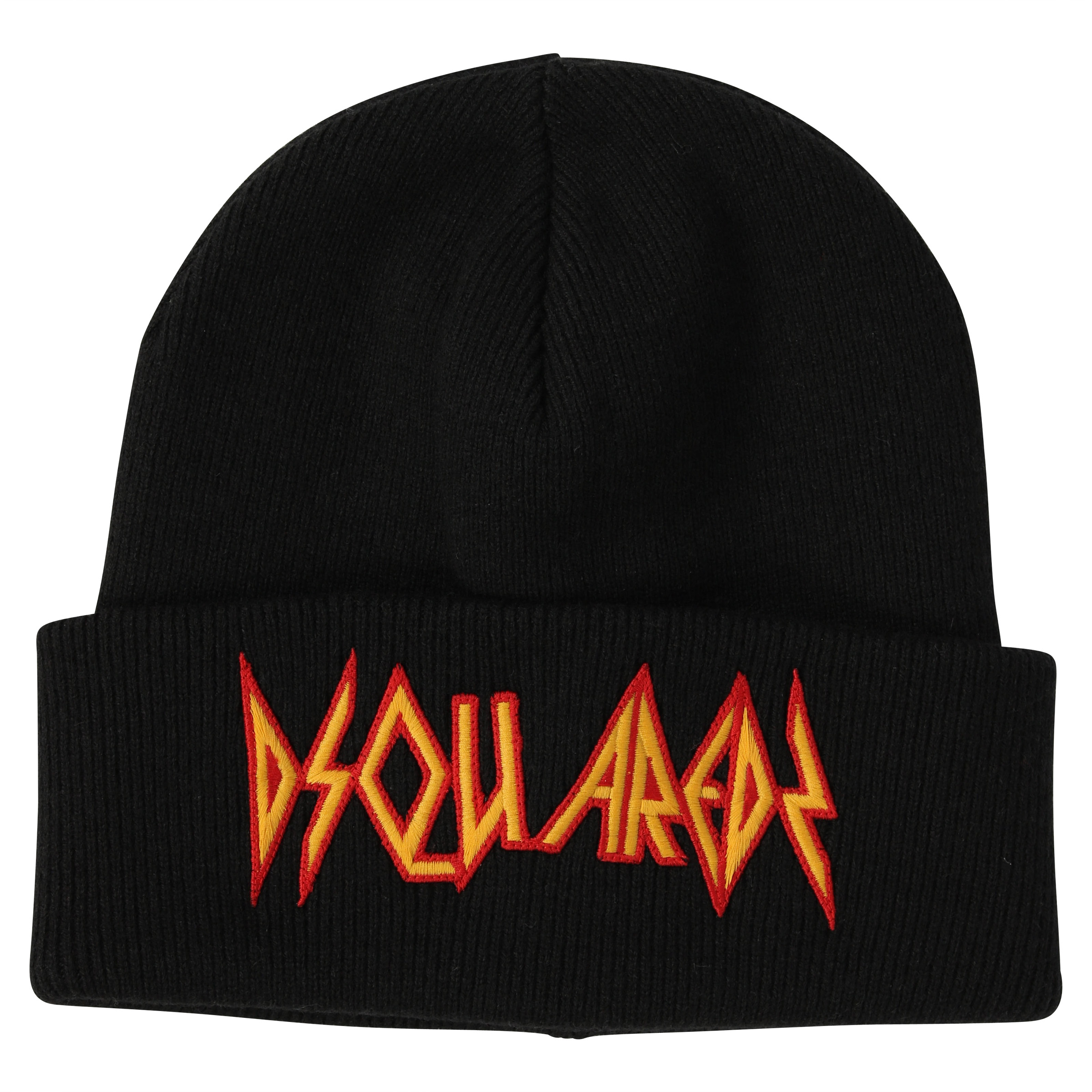 Dsquared Knit Hat Patched Black