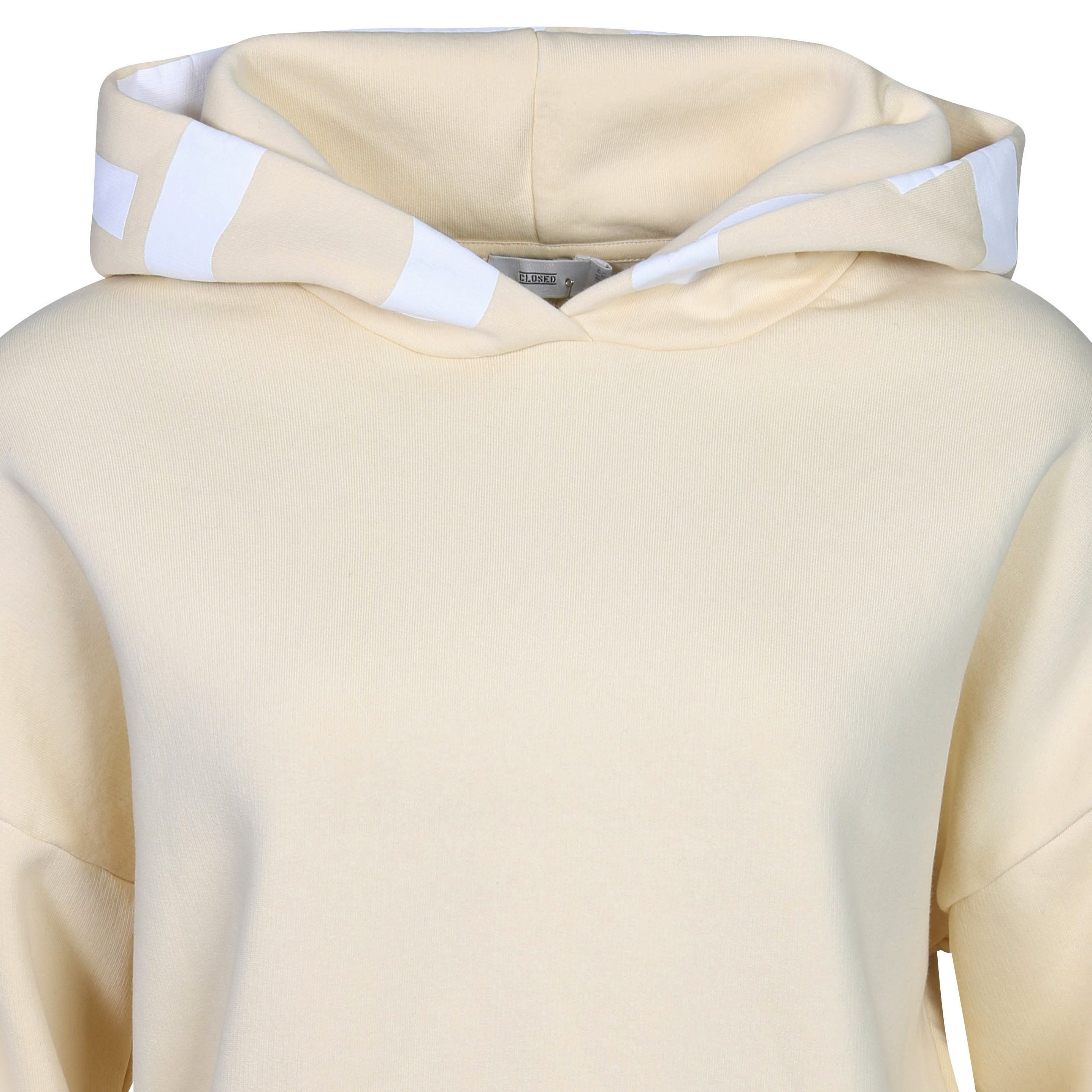 Closed Logo Sweat Hoodie in Soft Yellow