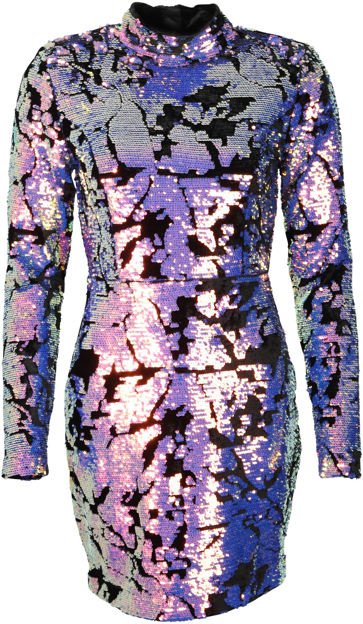 Nikkie Velvet Dress Naomi Purple Sequins