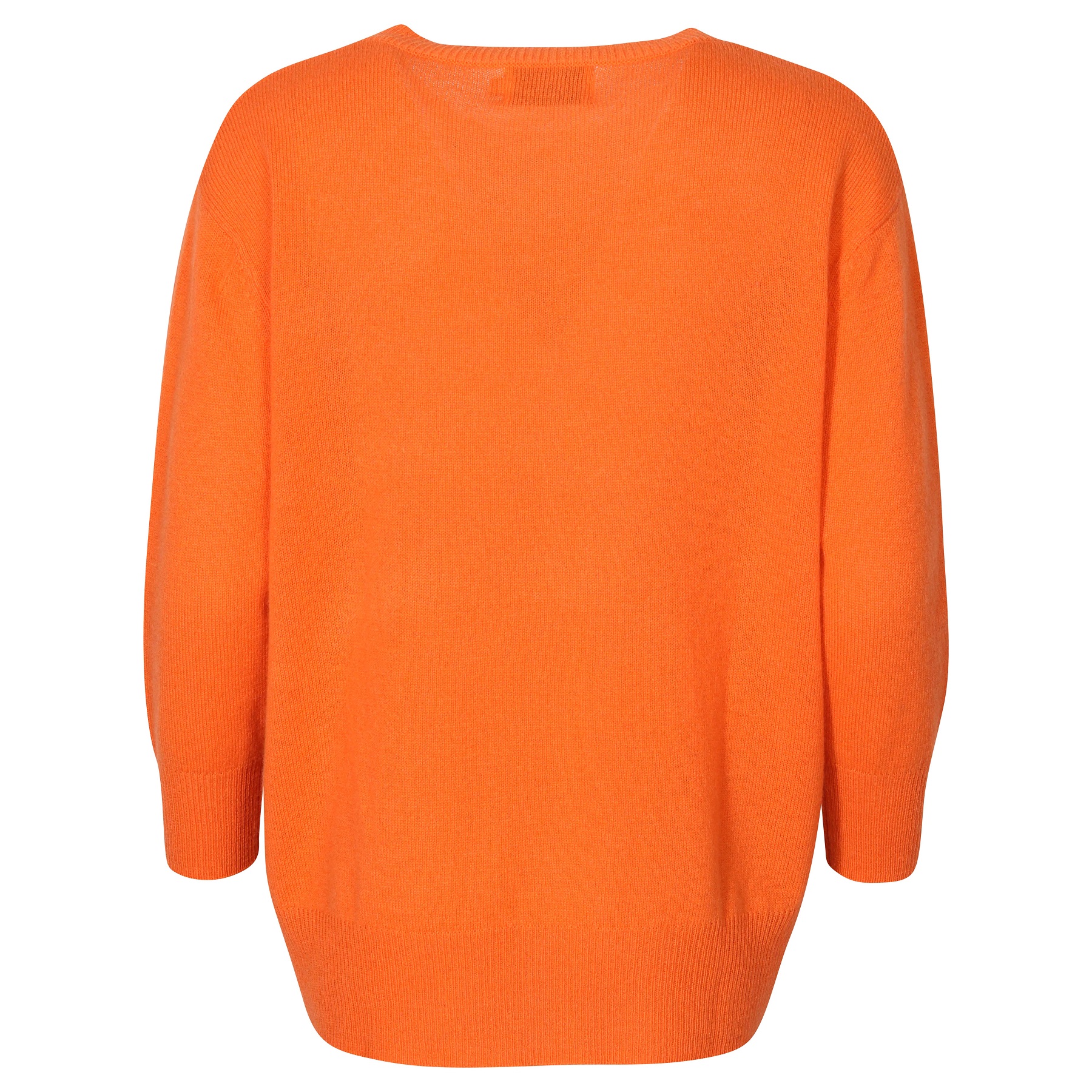 FLONA Cashmere Pullover in Orange XS