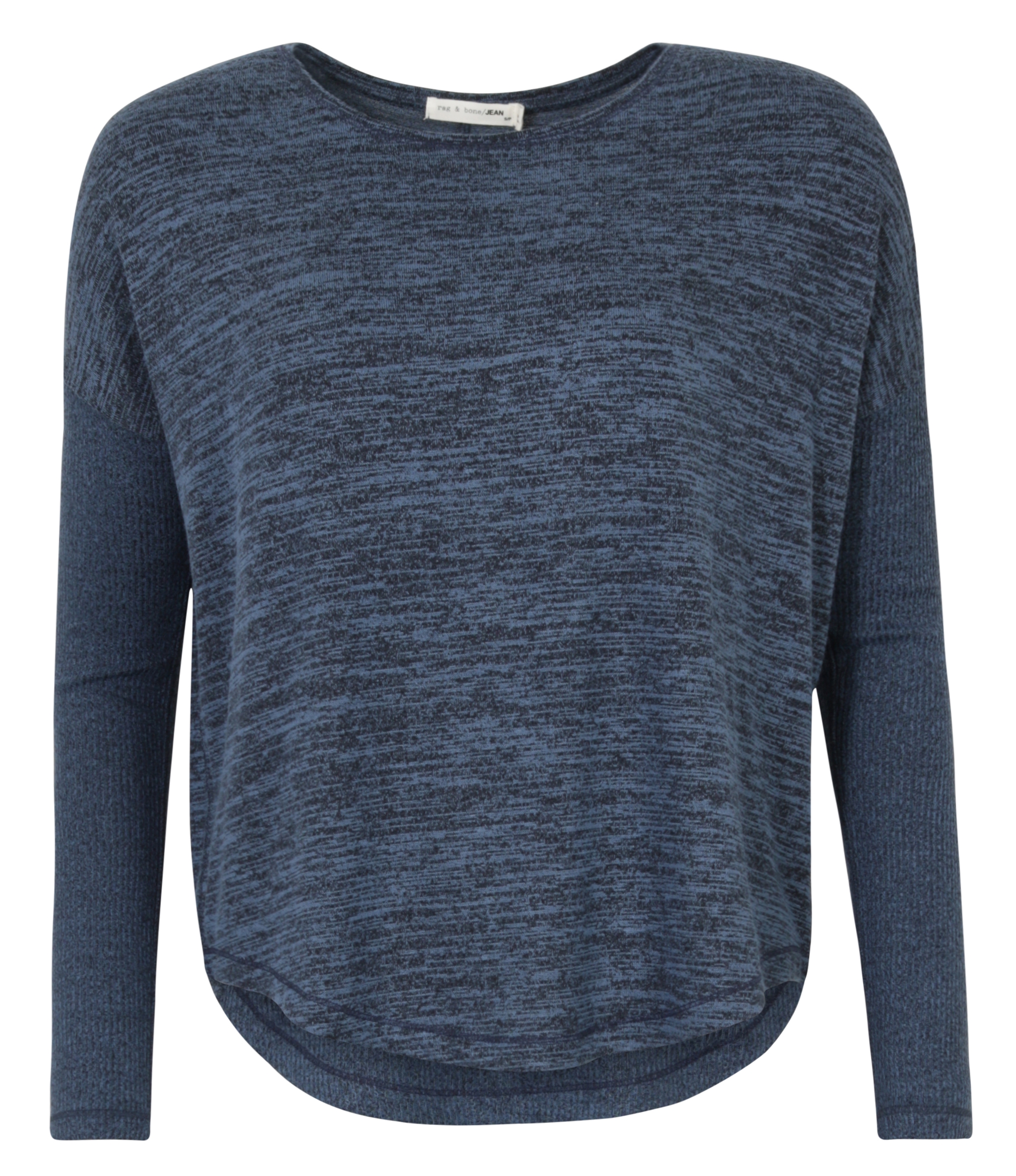 Rag & Bone Amelie Longsleeve blau melange