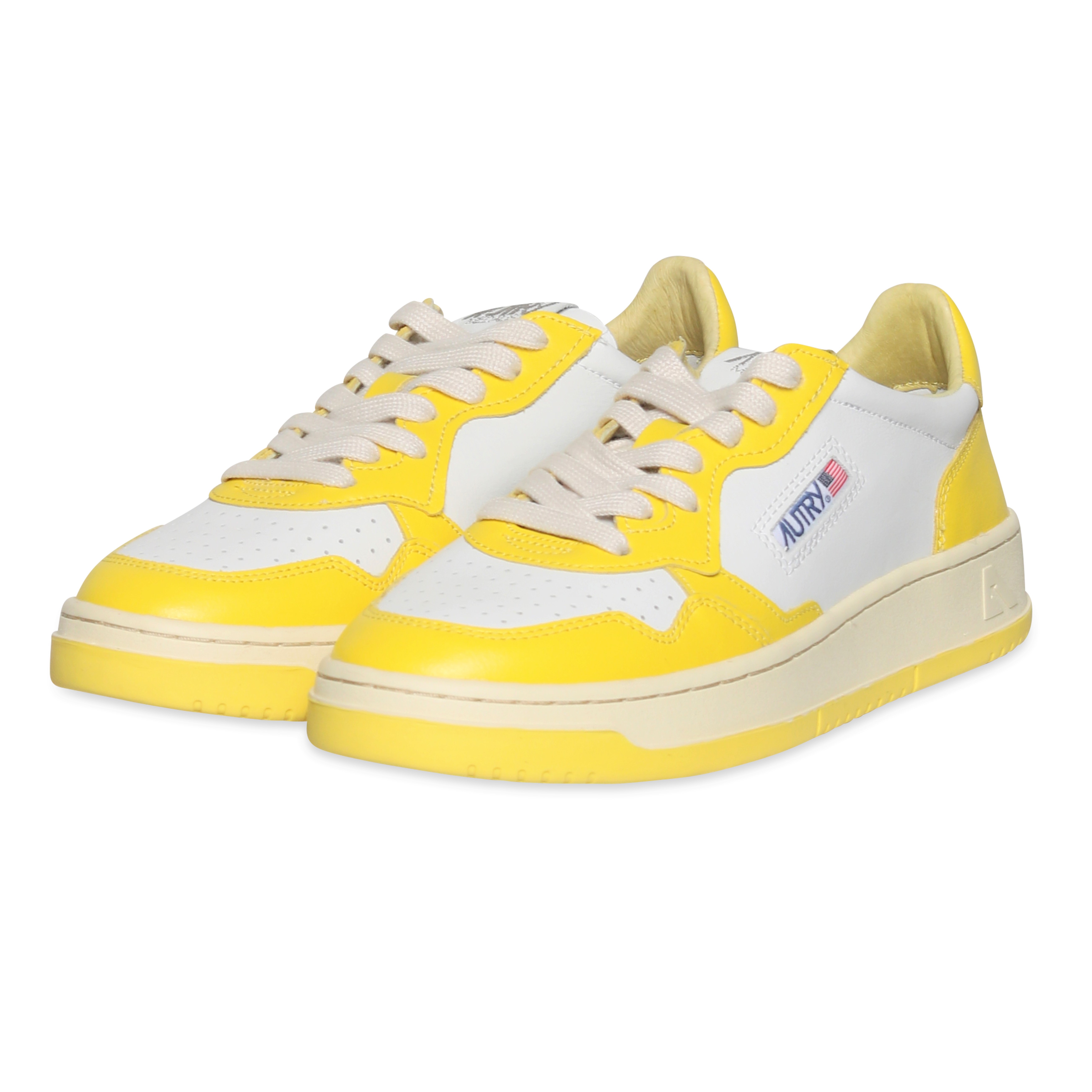 Autry Action Shoes Low Sneaker White/Yellow 41