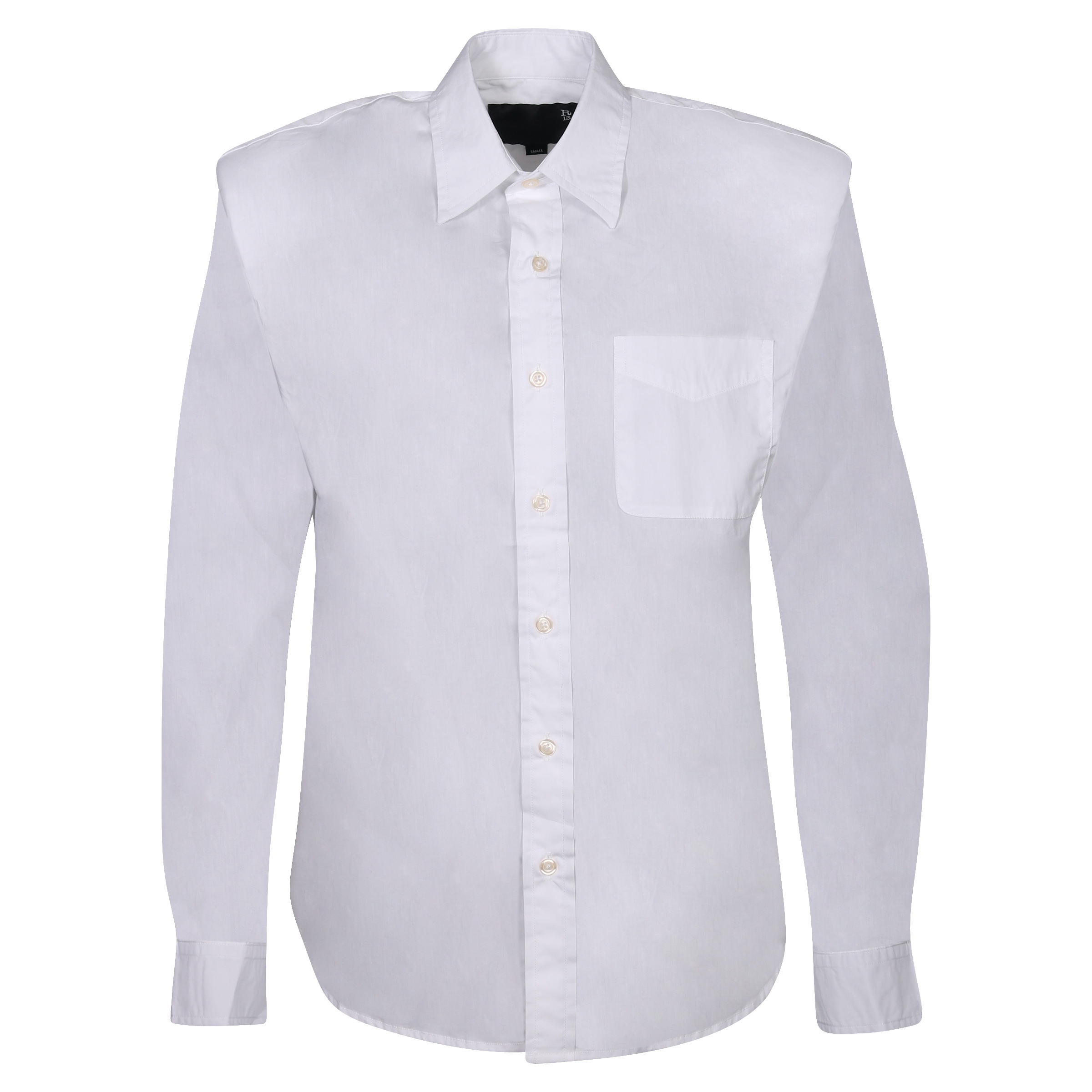 R13 Folded Shoulder Shirt White M