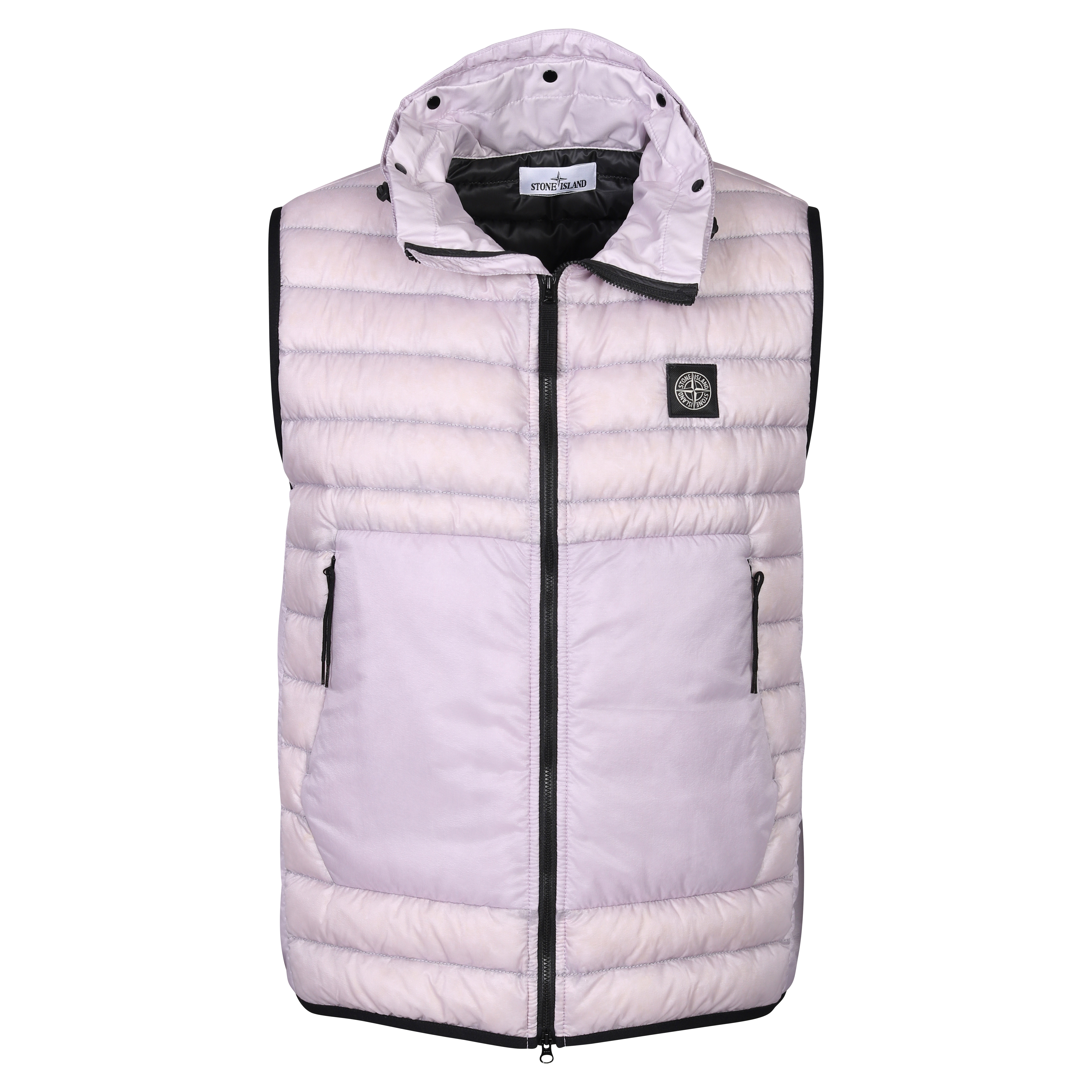 Stone Island Real Down Vest in Light Lavender XL