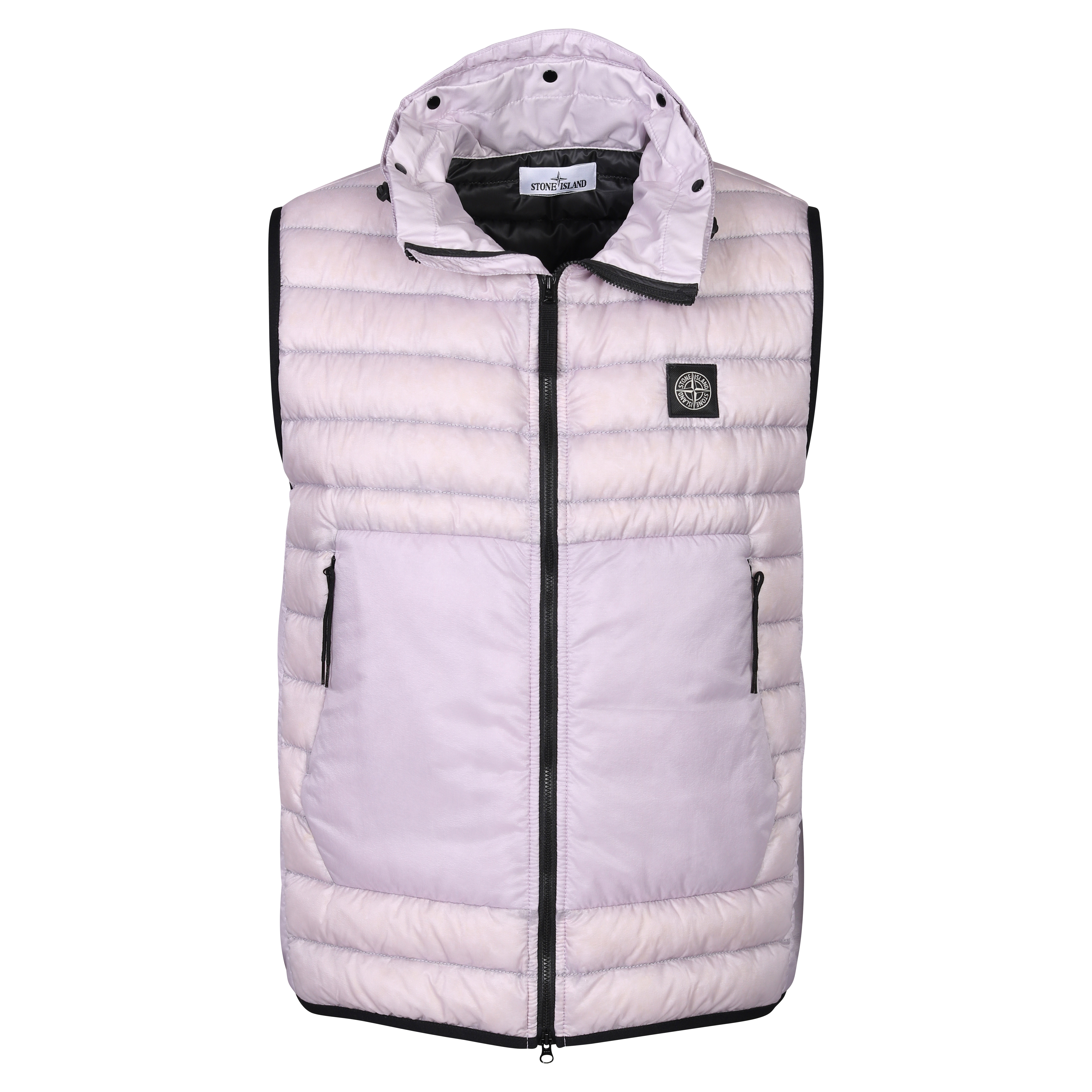 Stone Island Real Down Vest in Light Lavender