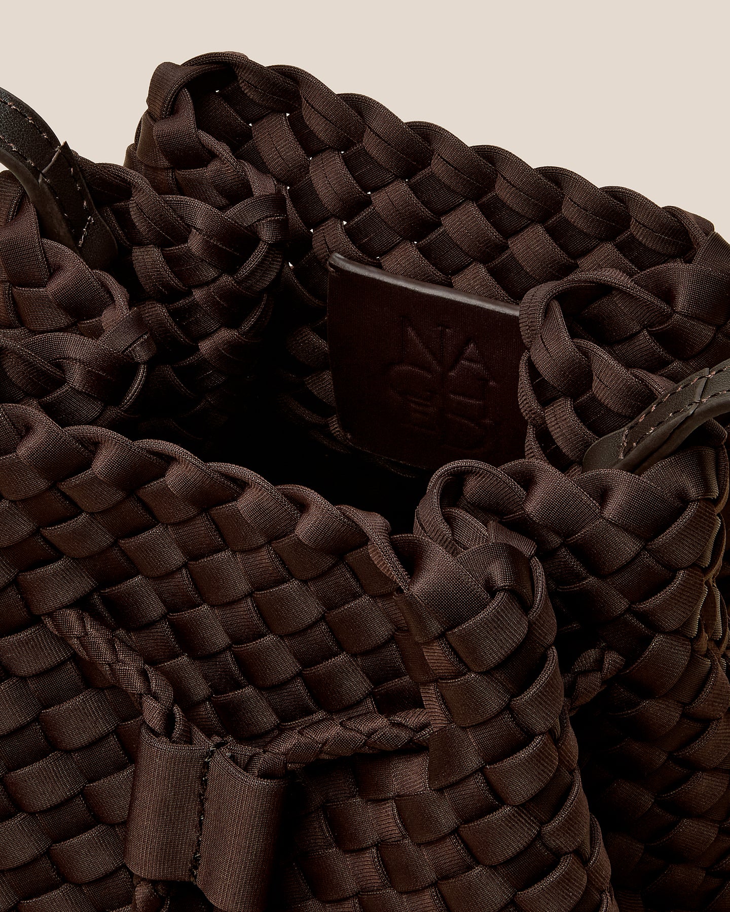NAGHEDI Gramercy Bucket Bag Medium in Chocolate NAGHEDI Gramercy Bucket Bag Medium in Chocolate