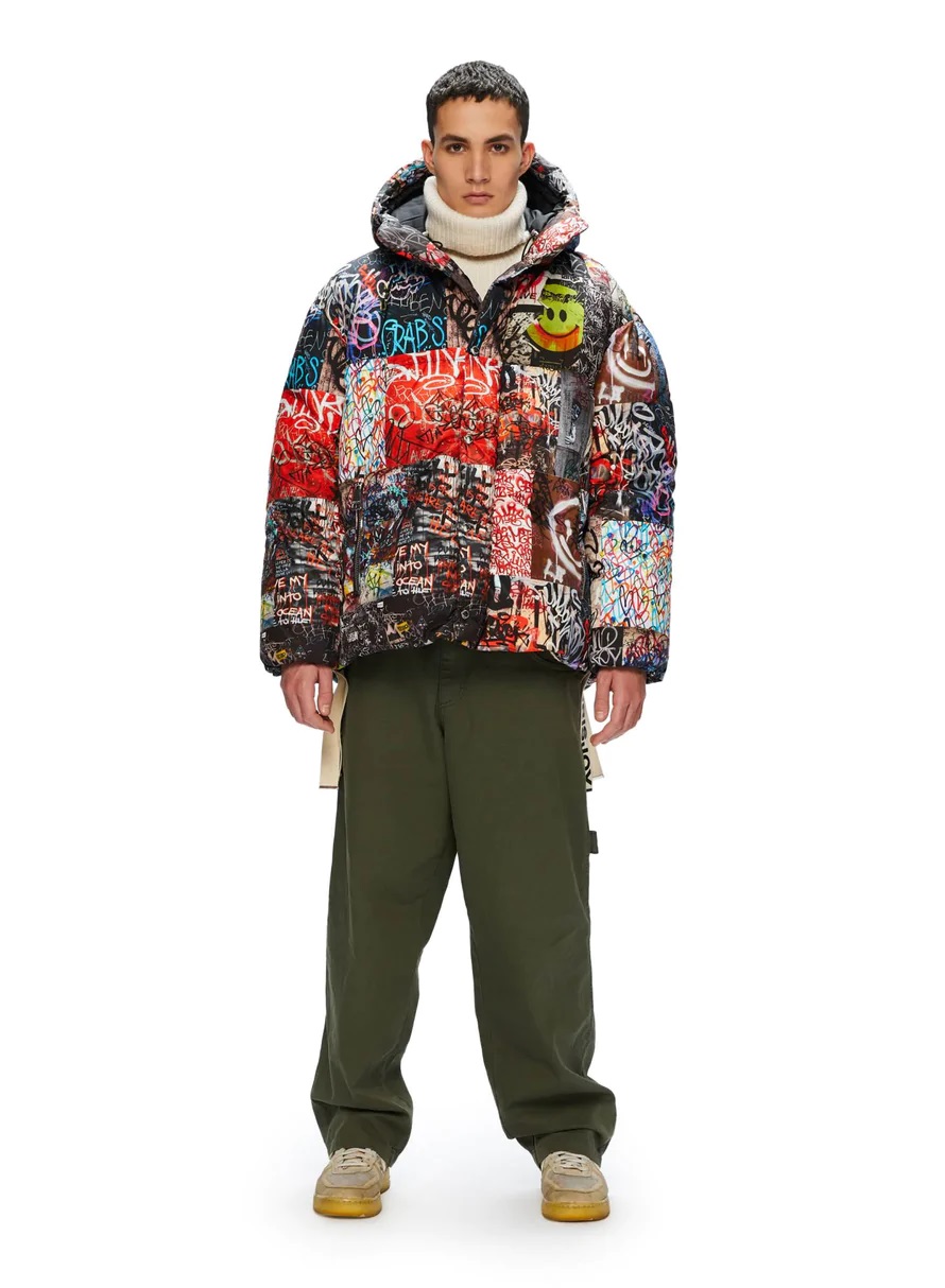 Khrisjoy Puffer Khrisman Graffiti in Multicolor S / 00