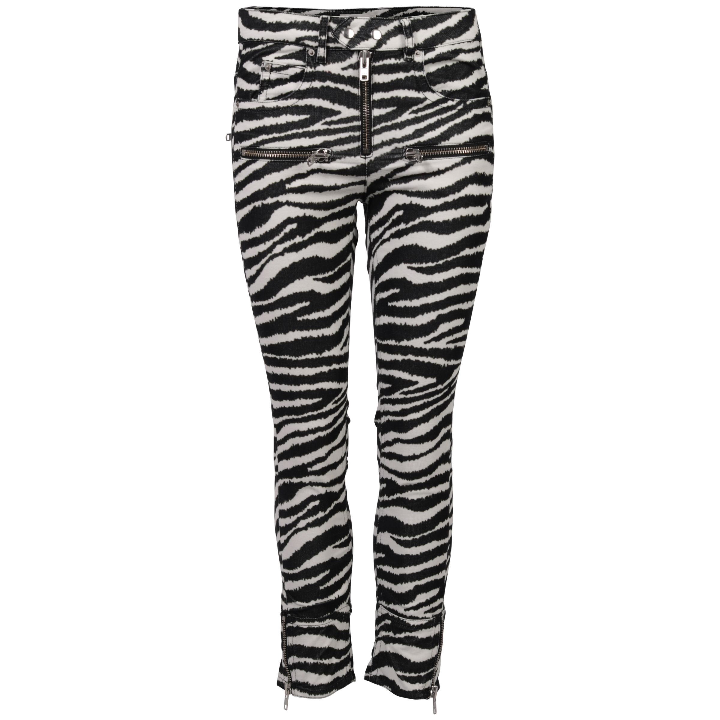 isabel marant hose alone schwarz weiss 36