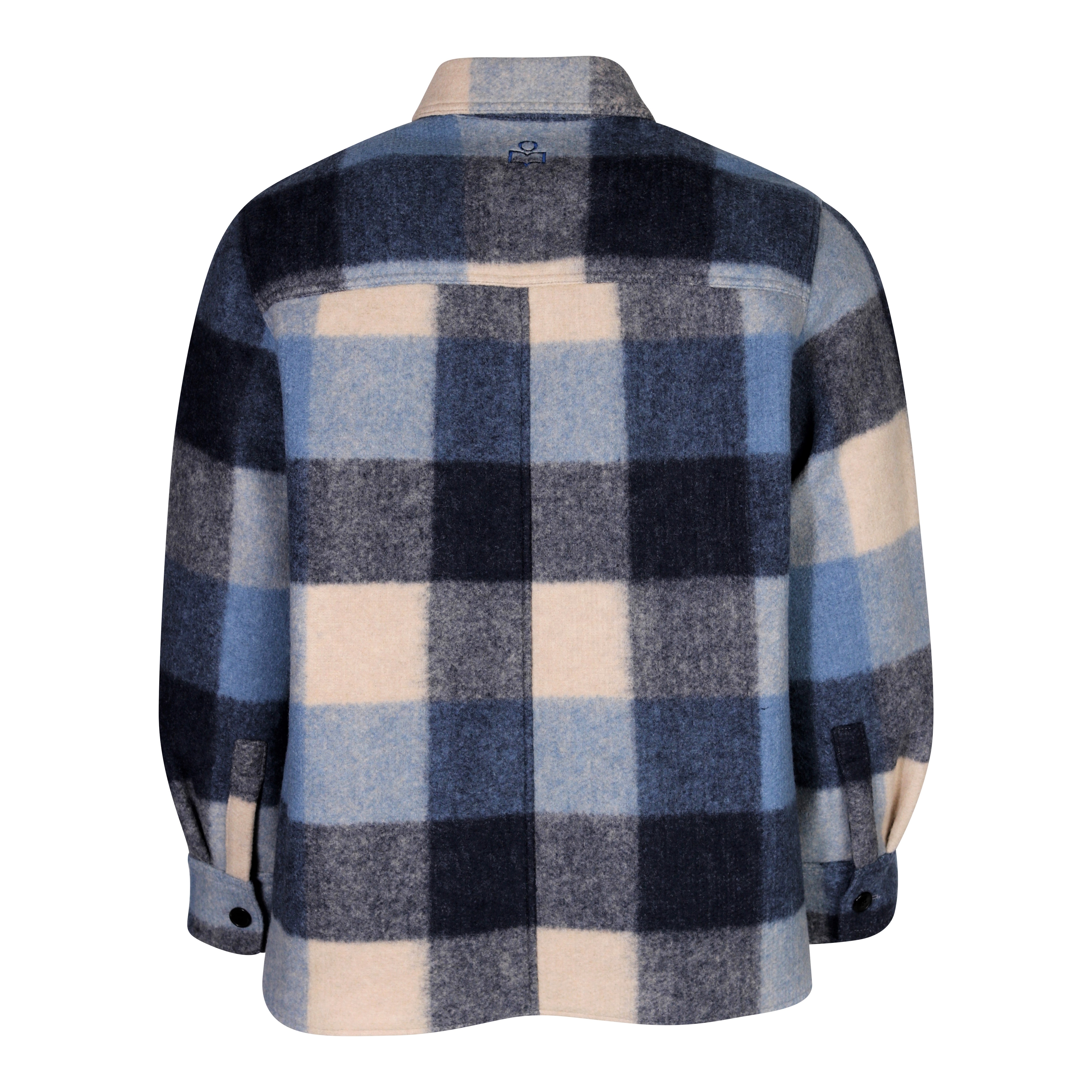 Isabel Marant Check Overshirt Kervon in Blue