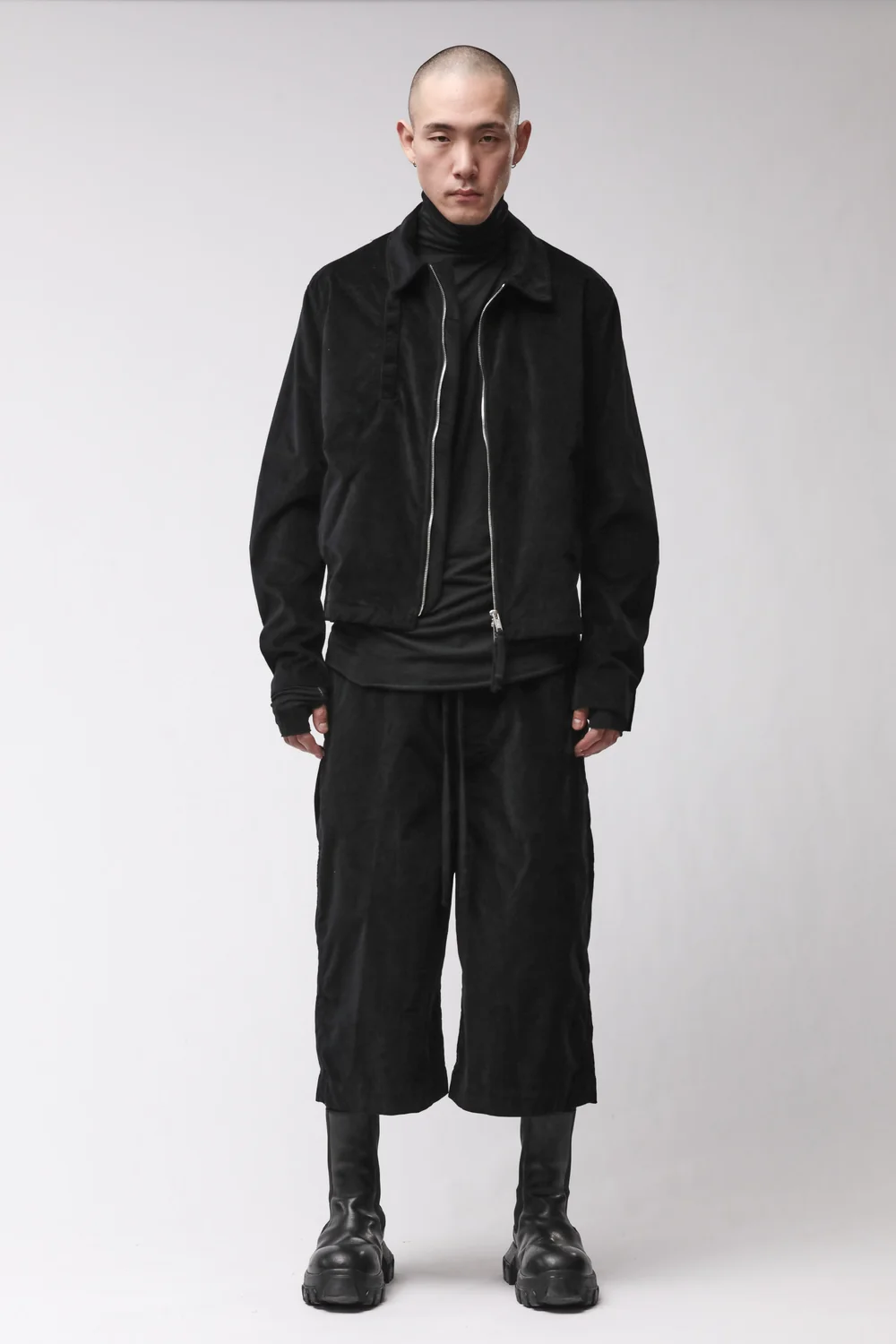 THOM KROM Velvet Jacket in Black
