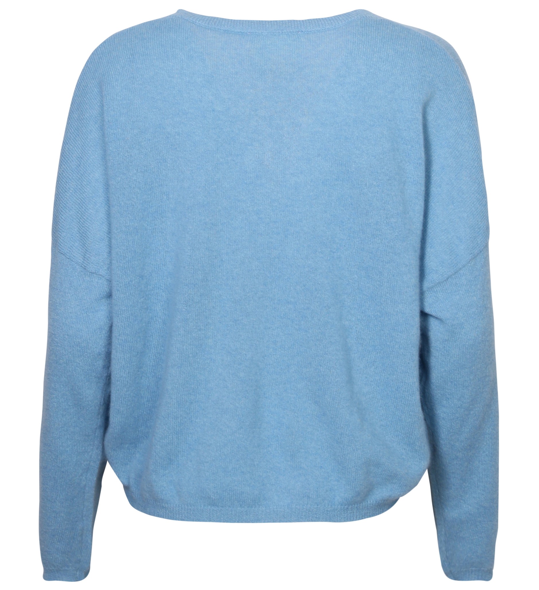 ABSOLUT CASHMERE V-Neck Sweater Alicia in Blue L