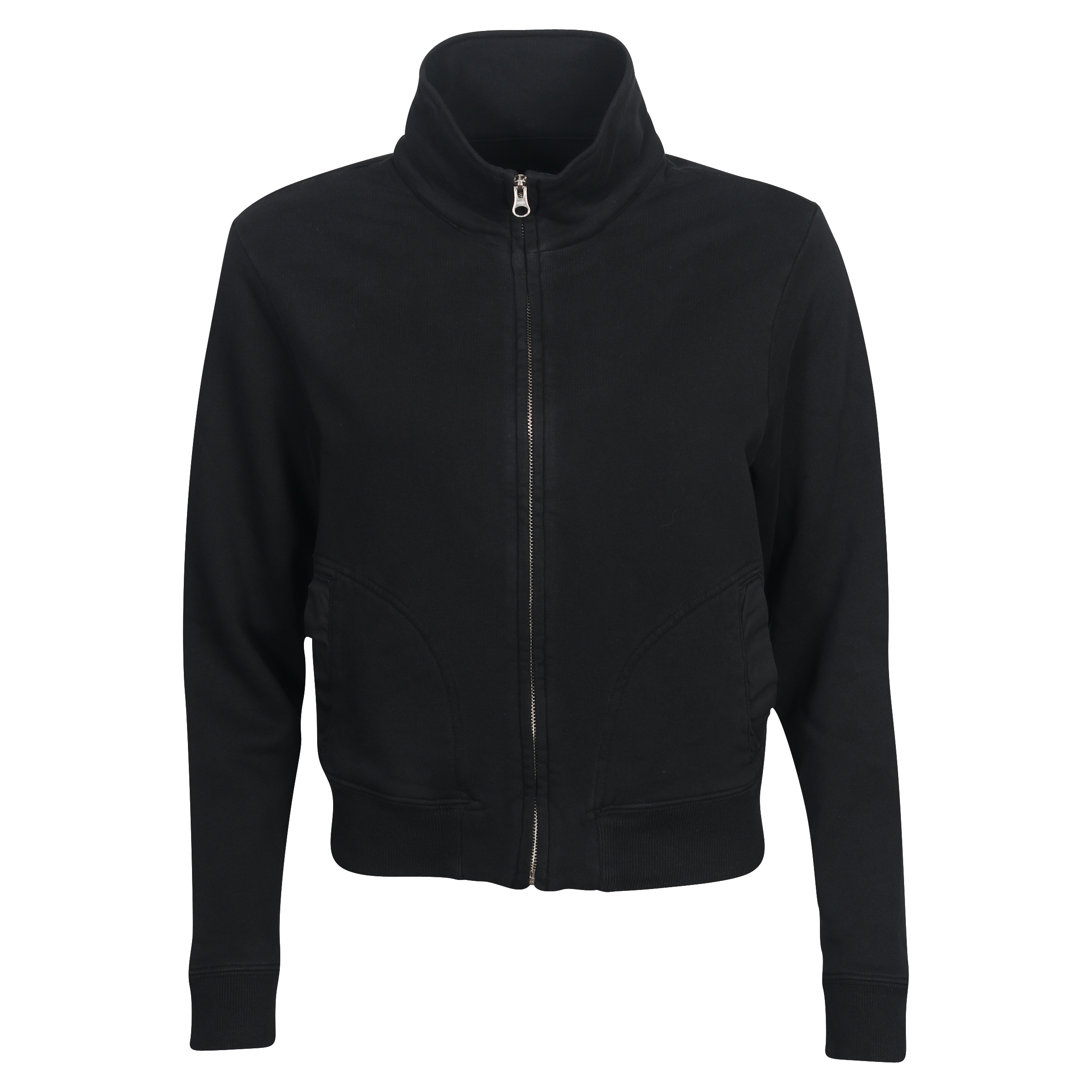 Nili Lotan Zip Sweat Jacket Bryant in Black