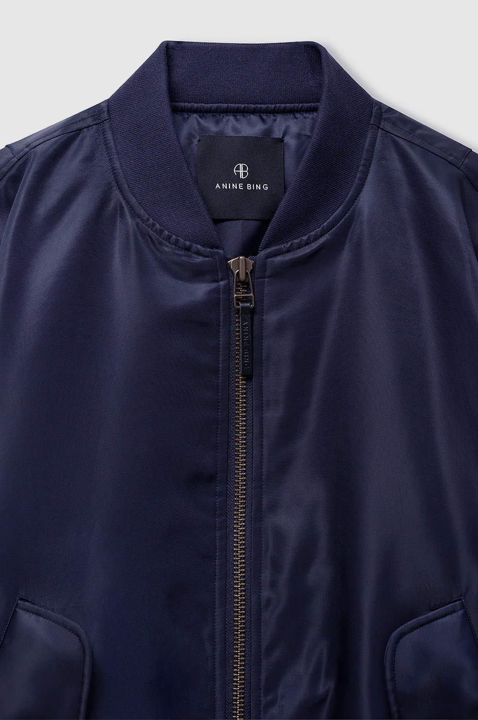 ANINE BING Bomber Jacket in Midnight Blue