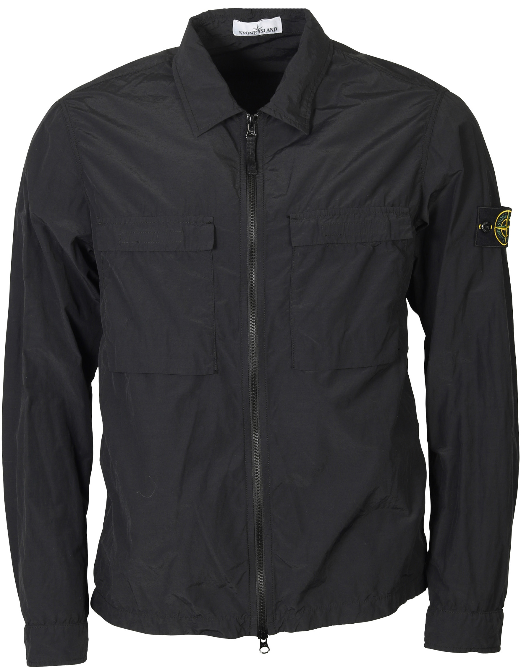 Stone Island Nylon Overshirt Black