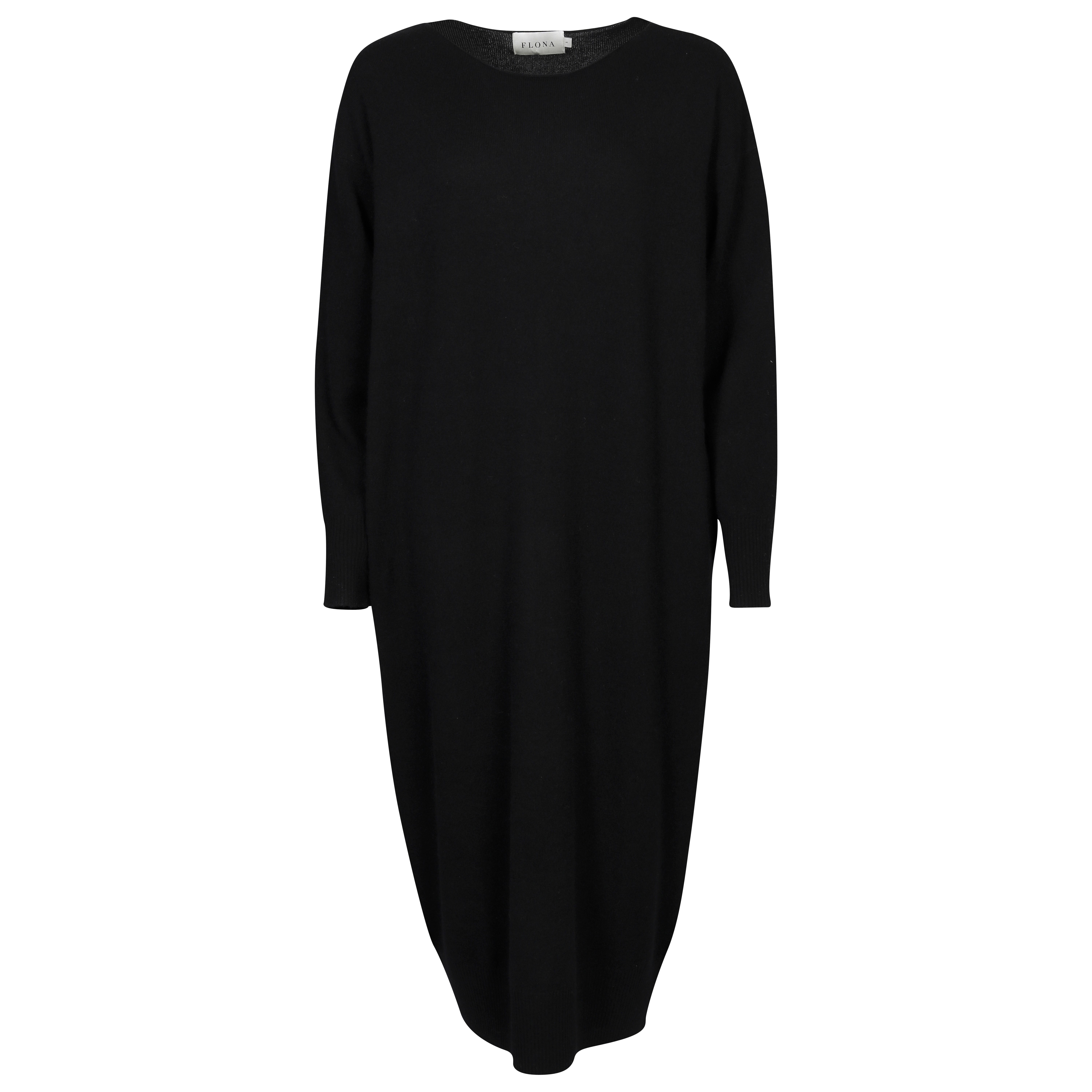 Flona Cashmere Dress in Black