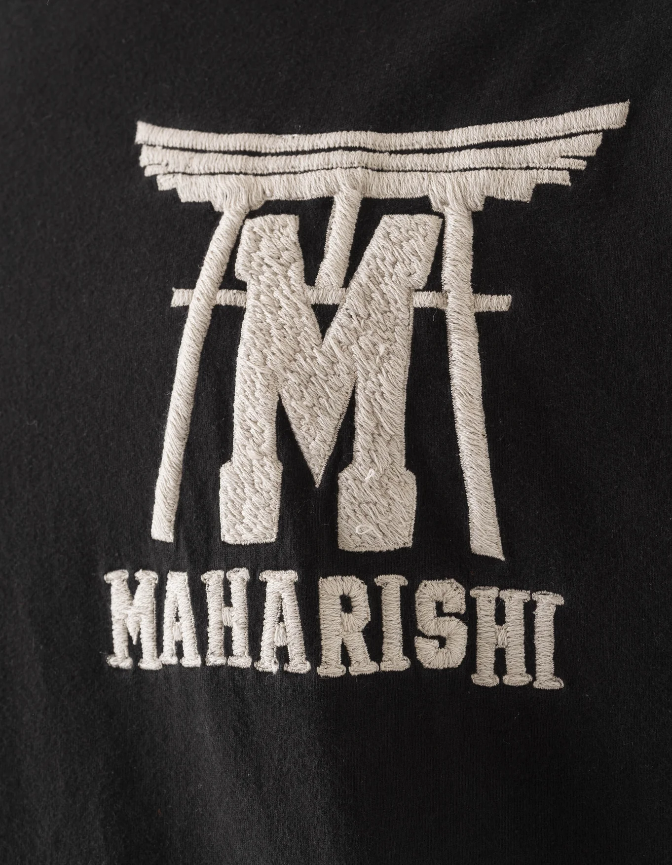 MAHARISHI 7260 Temple M Vintage T-Shirt in Black