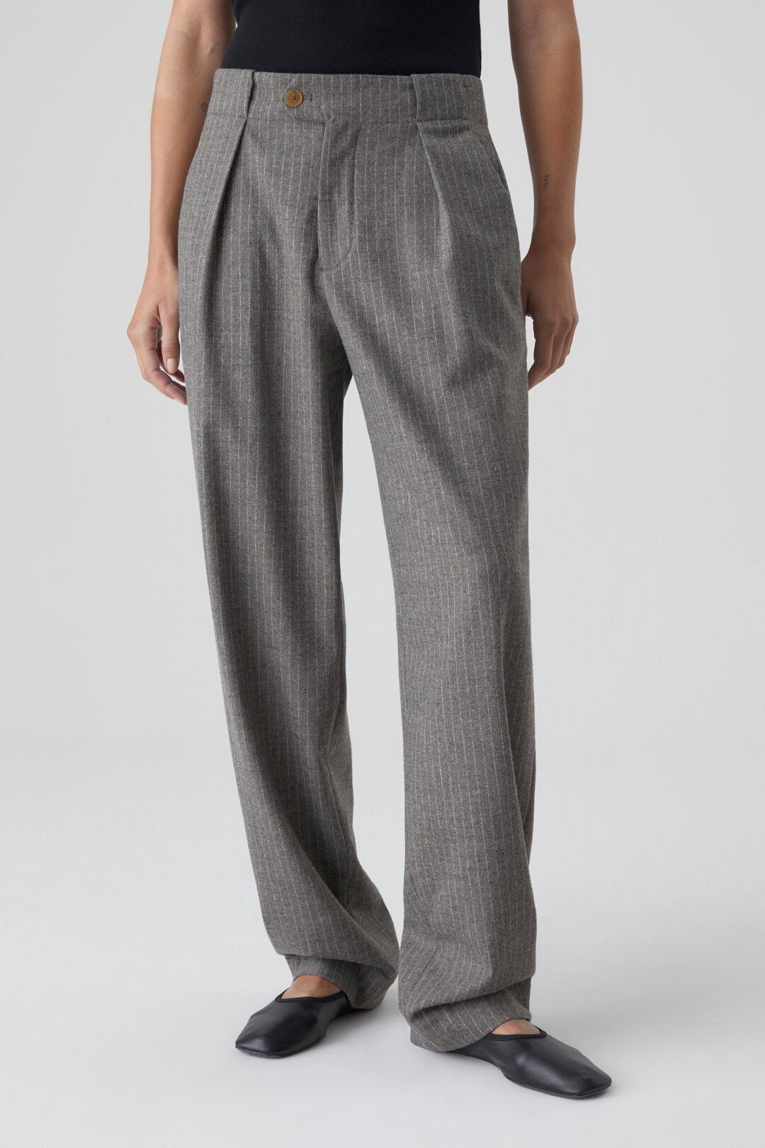 CLOSED Mawson Wool Trouser in Grey