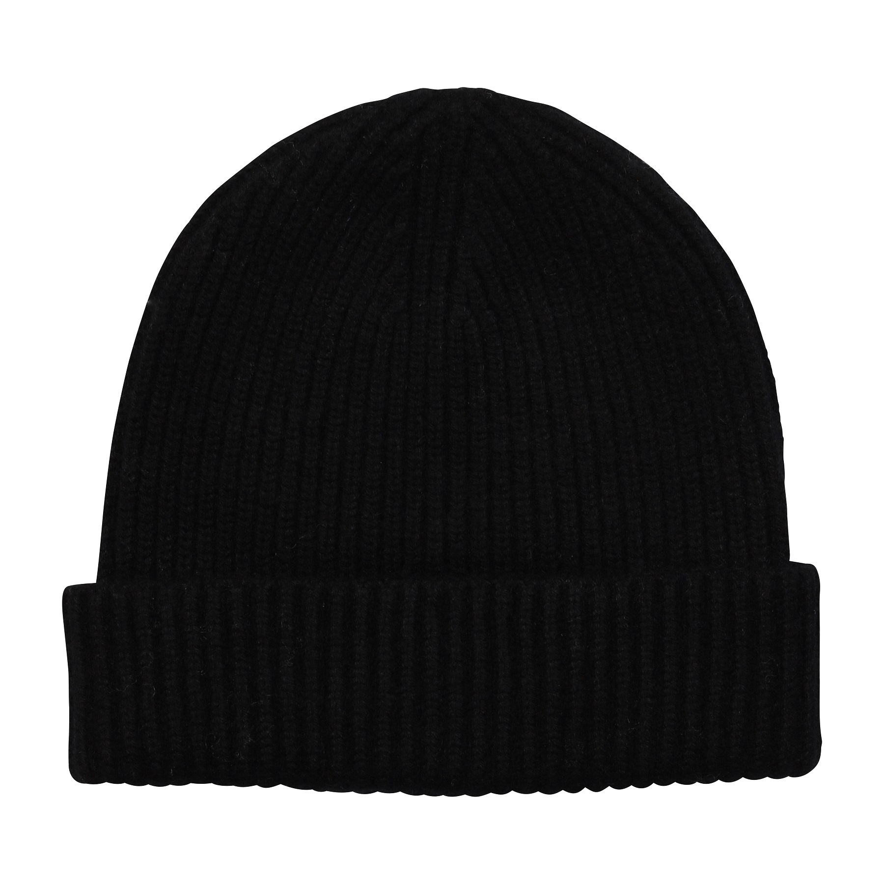 Flona Cashmere Beanie in Black