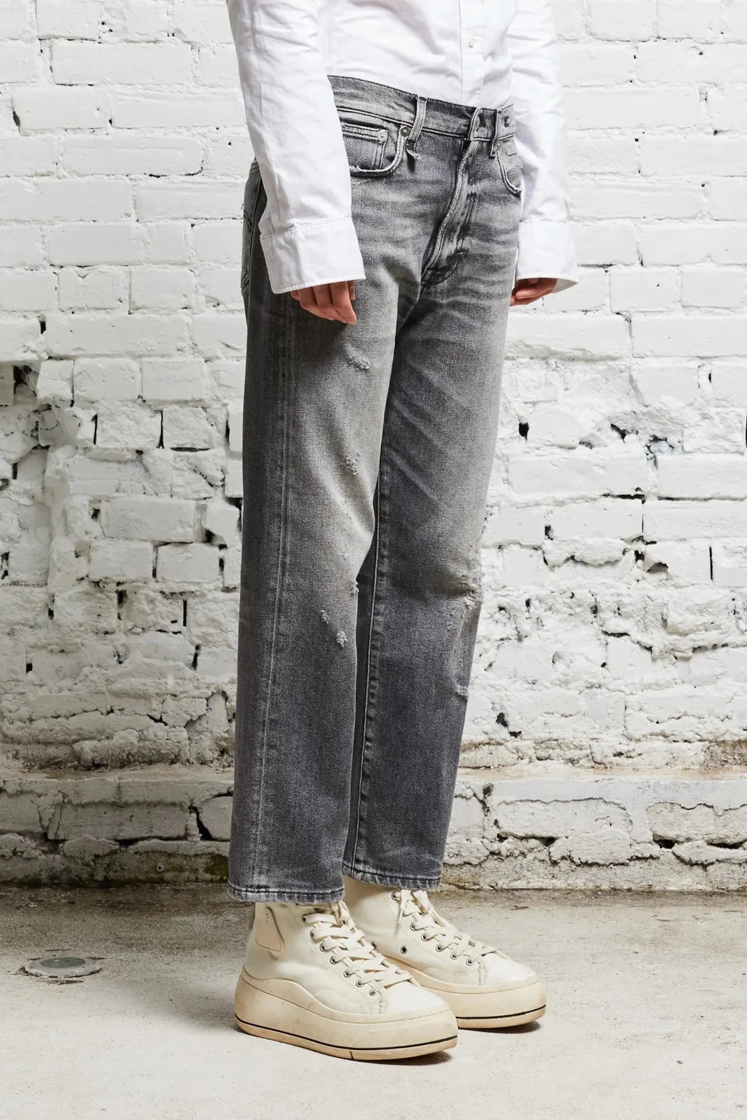 R13 Boyfriend Jeans in Vintage Grey 24