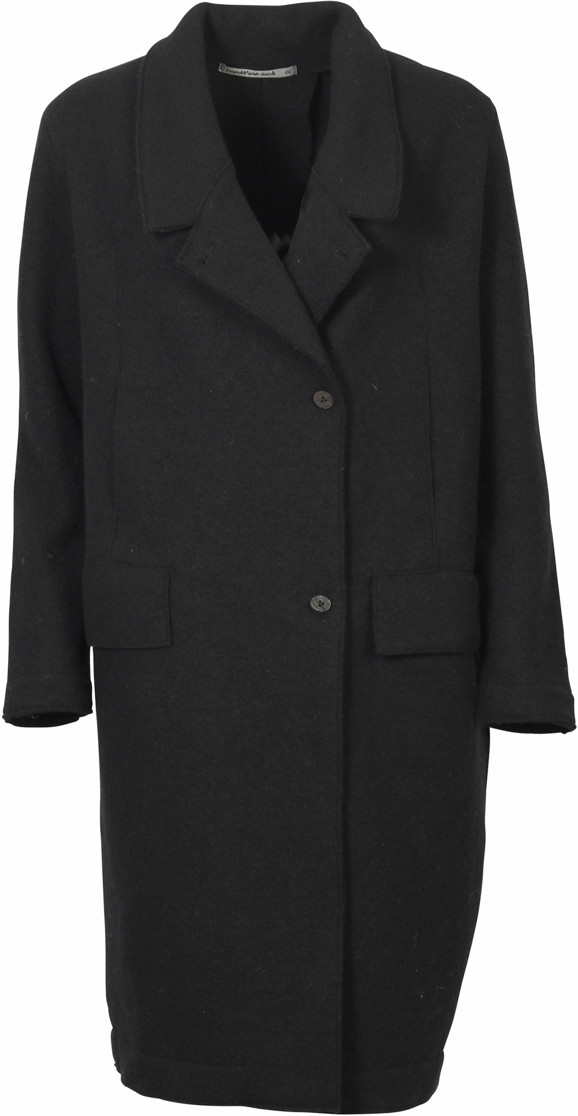 Transit Par Such Wool Coat Black