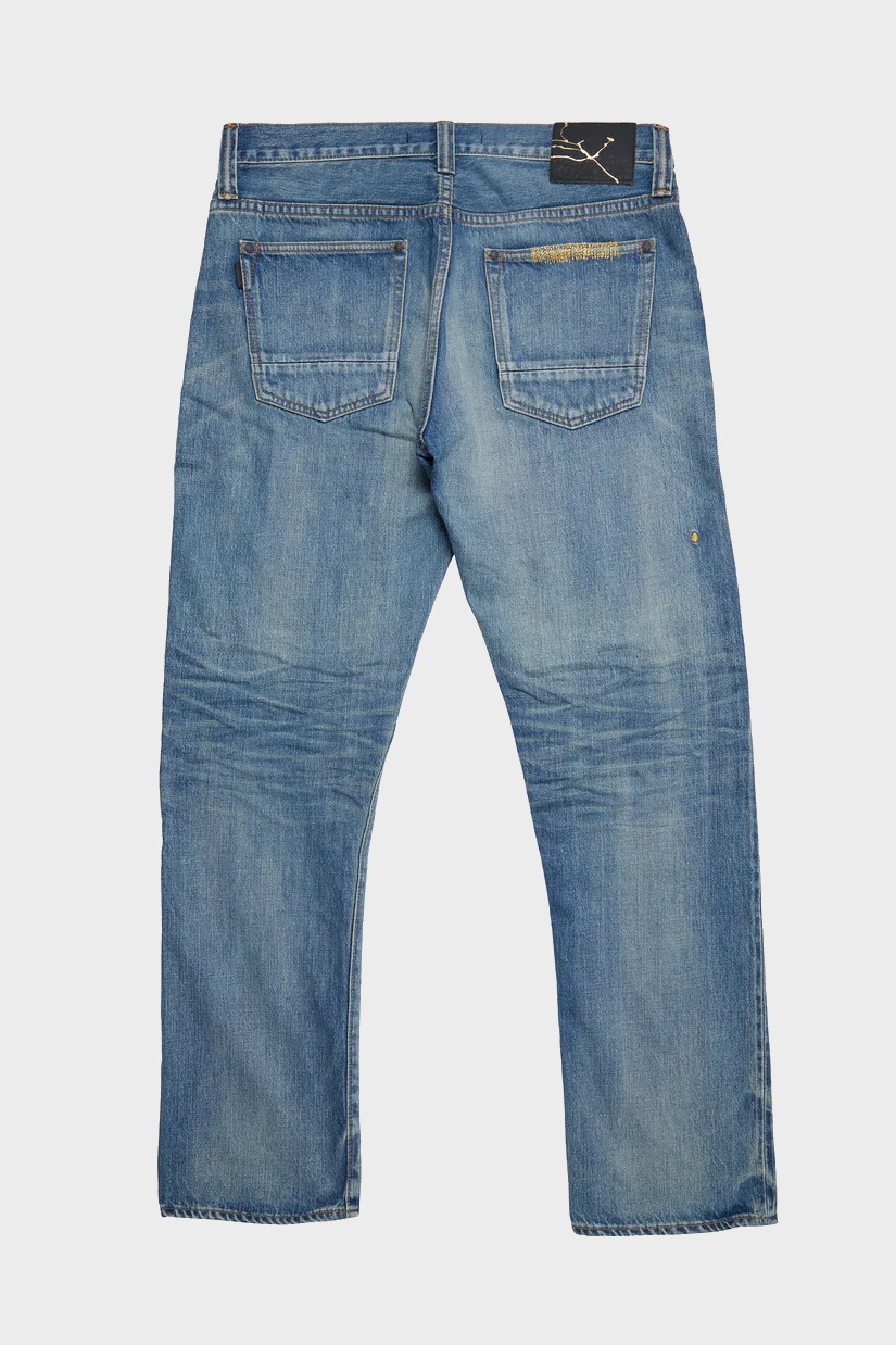 MASTERCRAFT UNION Edo Straight Jeans in Nikko Light Vintage