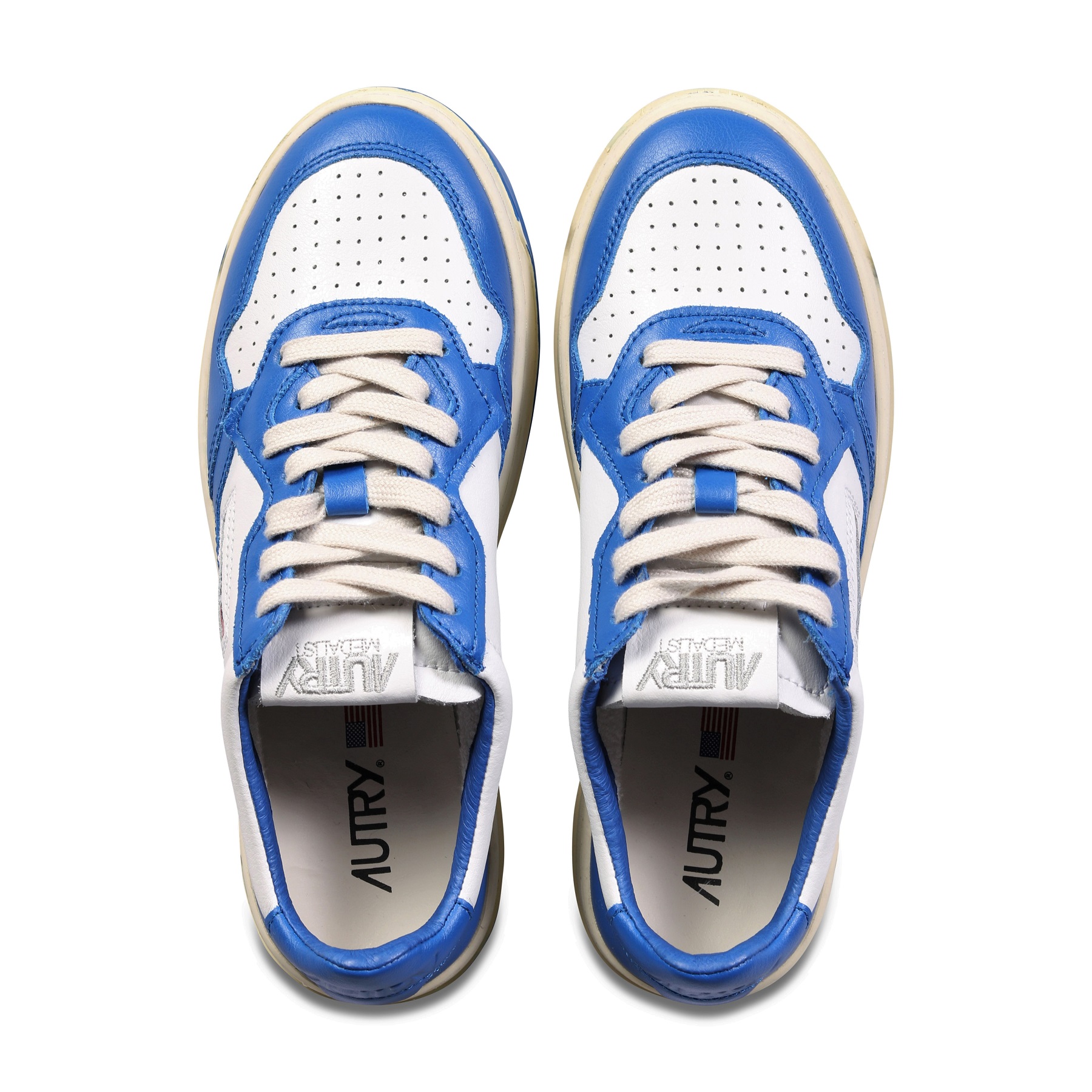 Autry Action Shoes Low Sneaker White/Princ Blue 44