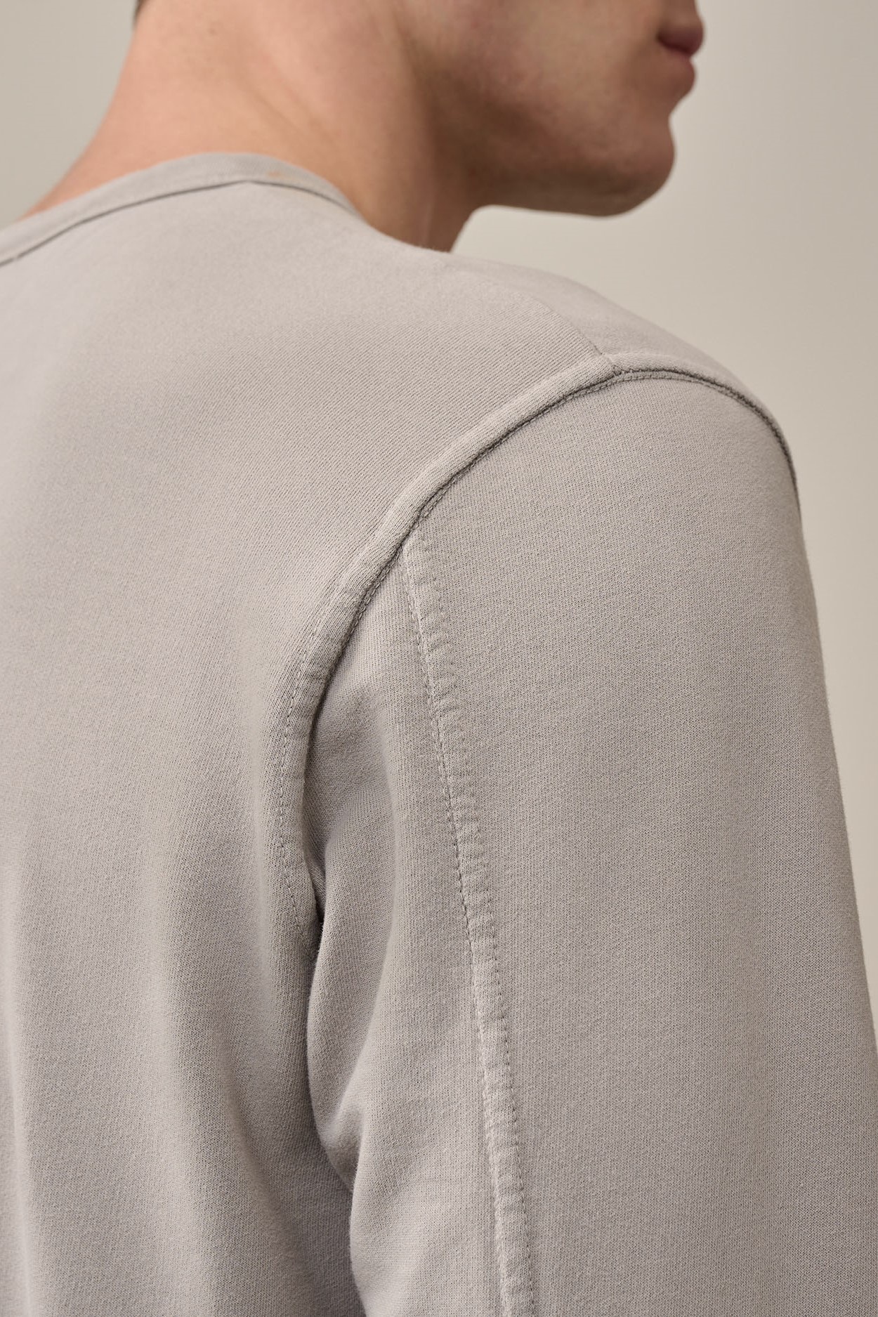 C.P. COMPANY Light Fleece Sweatshirt in Drizzle Grey L