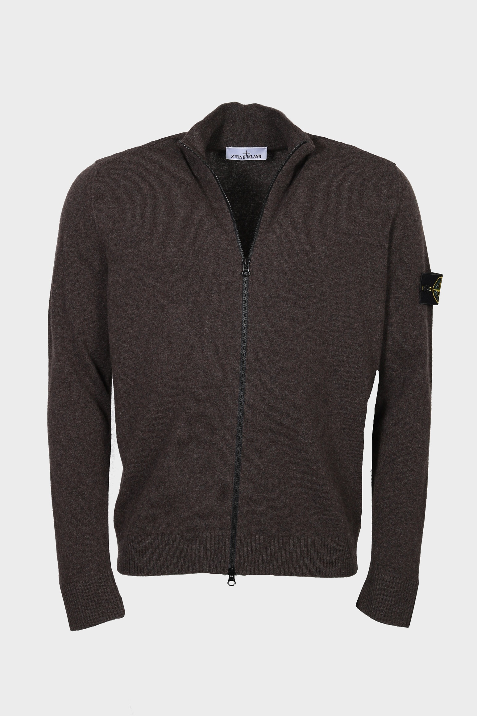 STONE ISLAND Light Knit Jacket in Brown