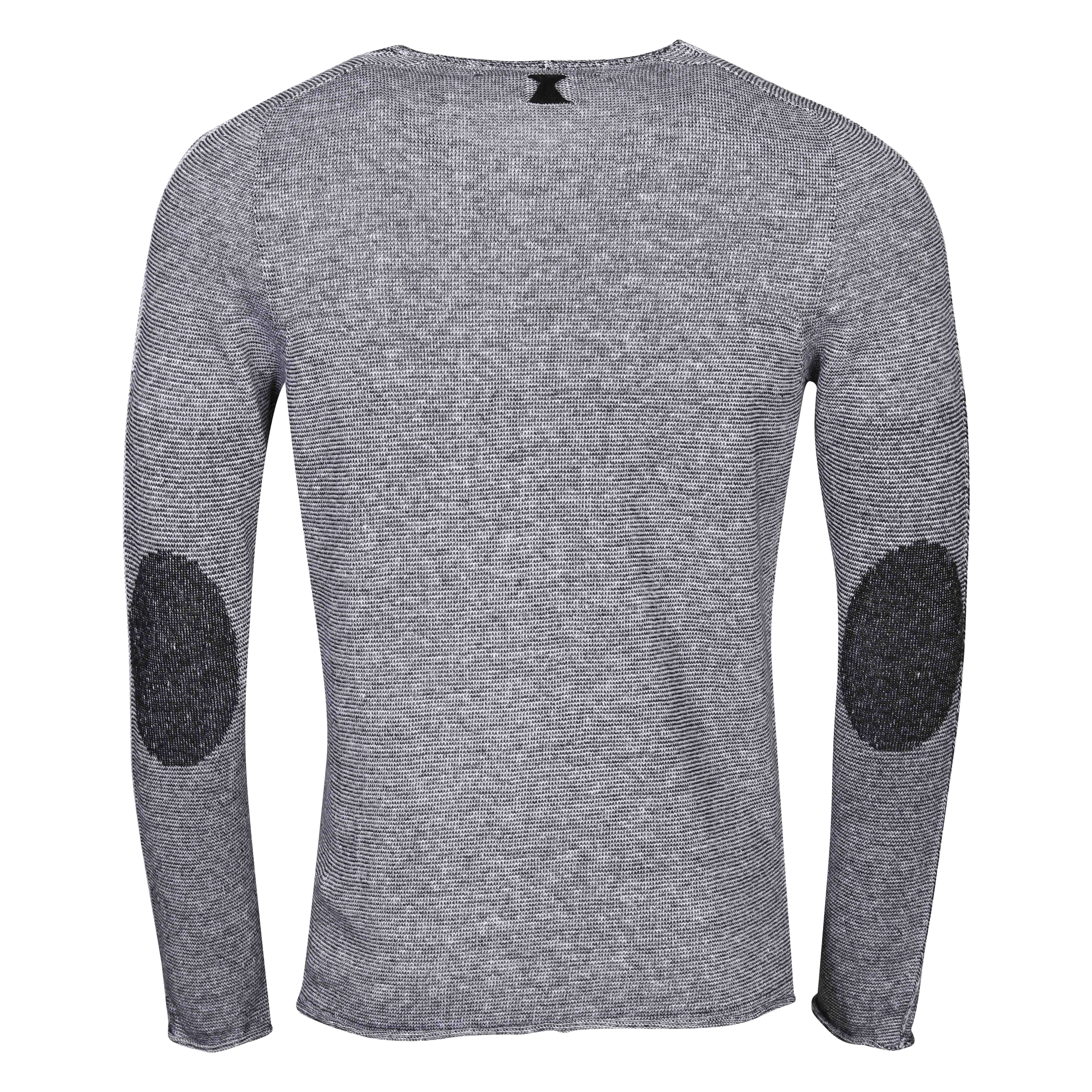 Hannes Roether Knit Sweater in Black/White