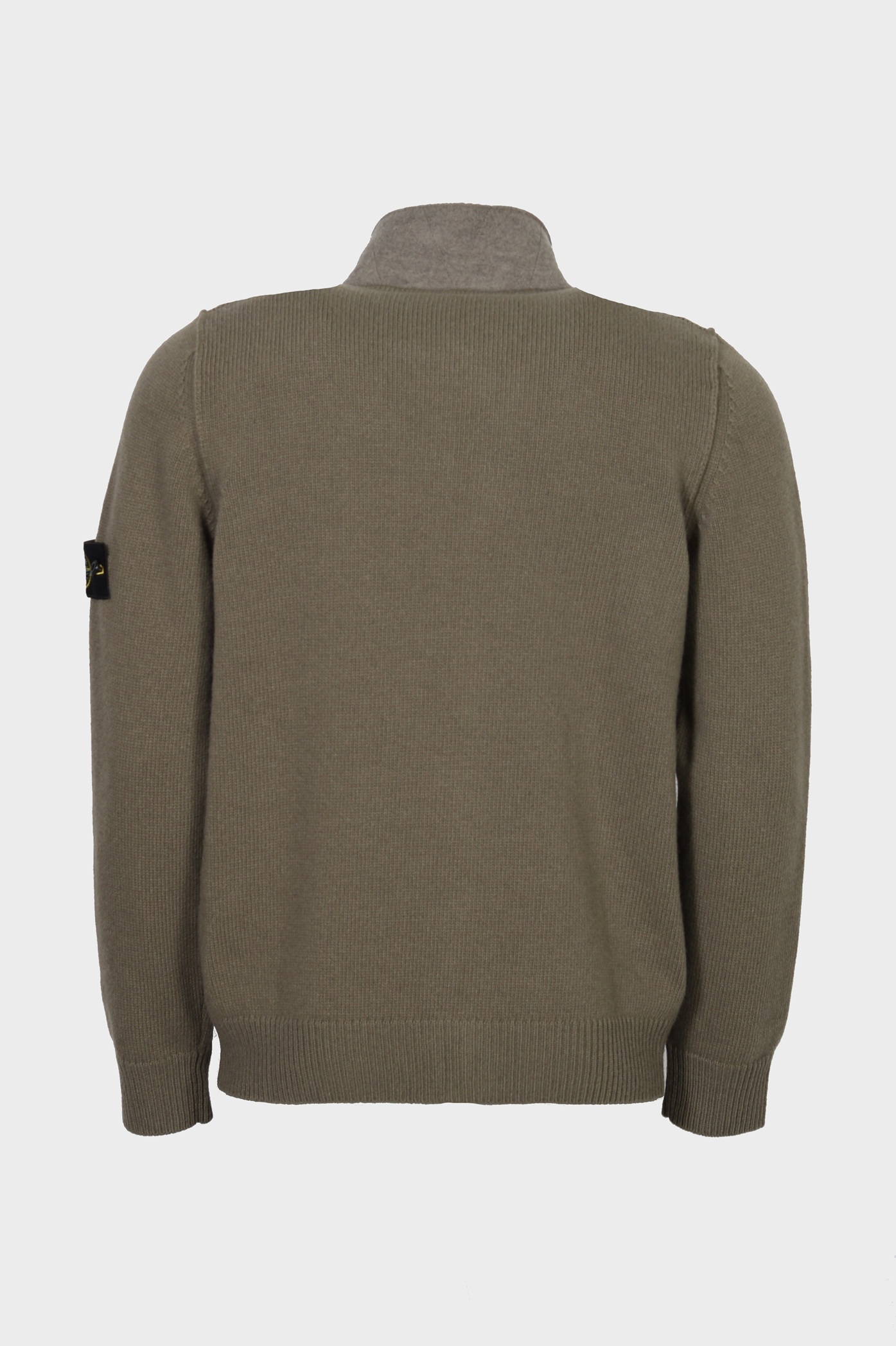 STONE ISLAND Heavy Knit Jacket in Light Olive XXL