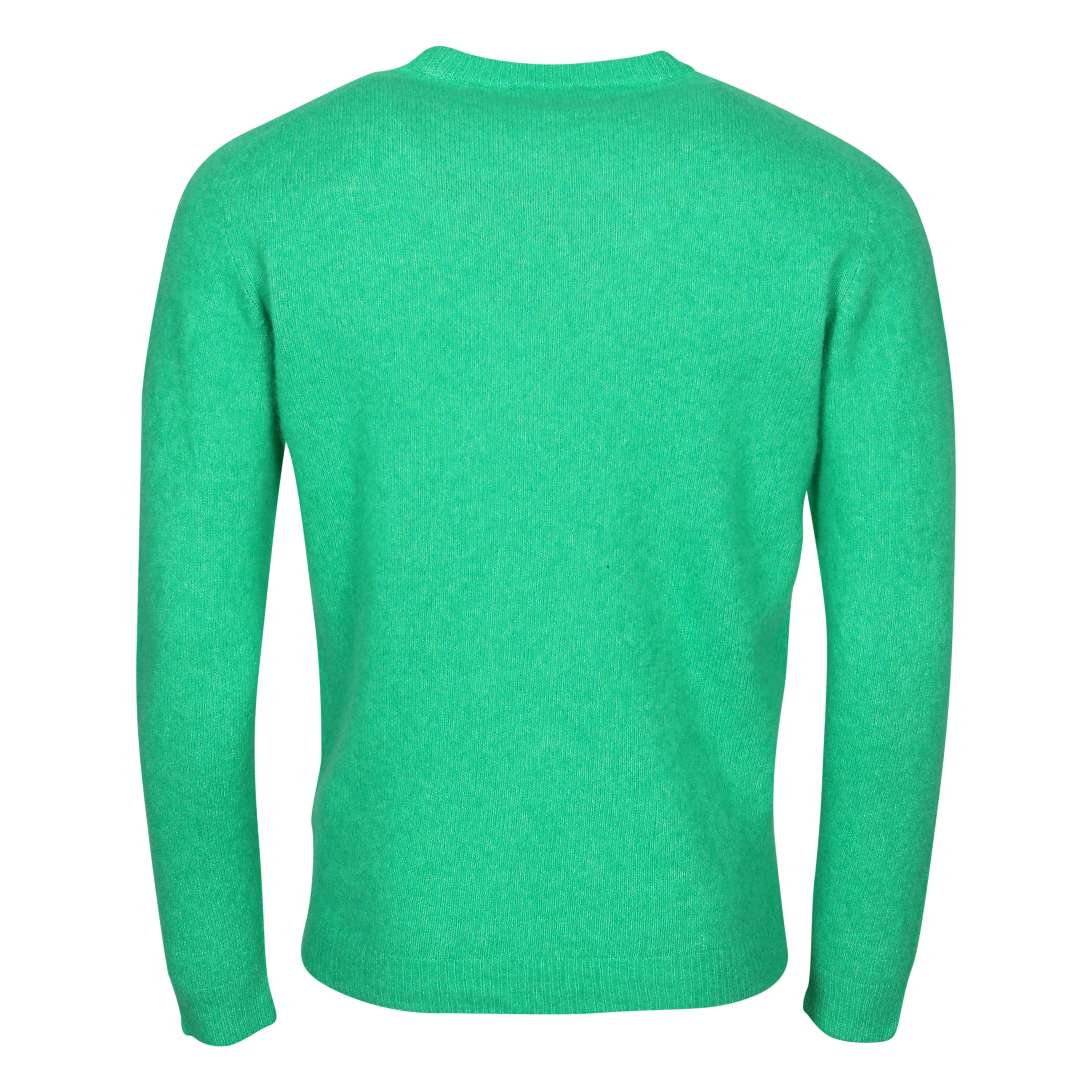 Roberto Collina Fluffy Knit Pullover in Green
