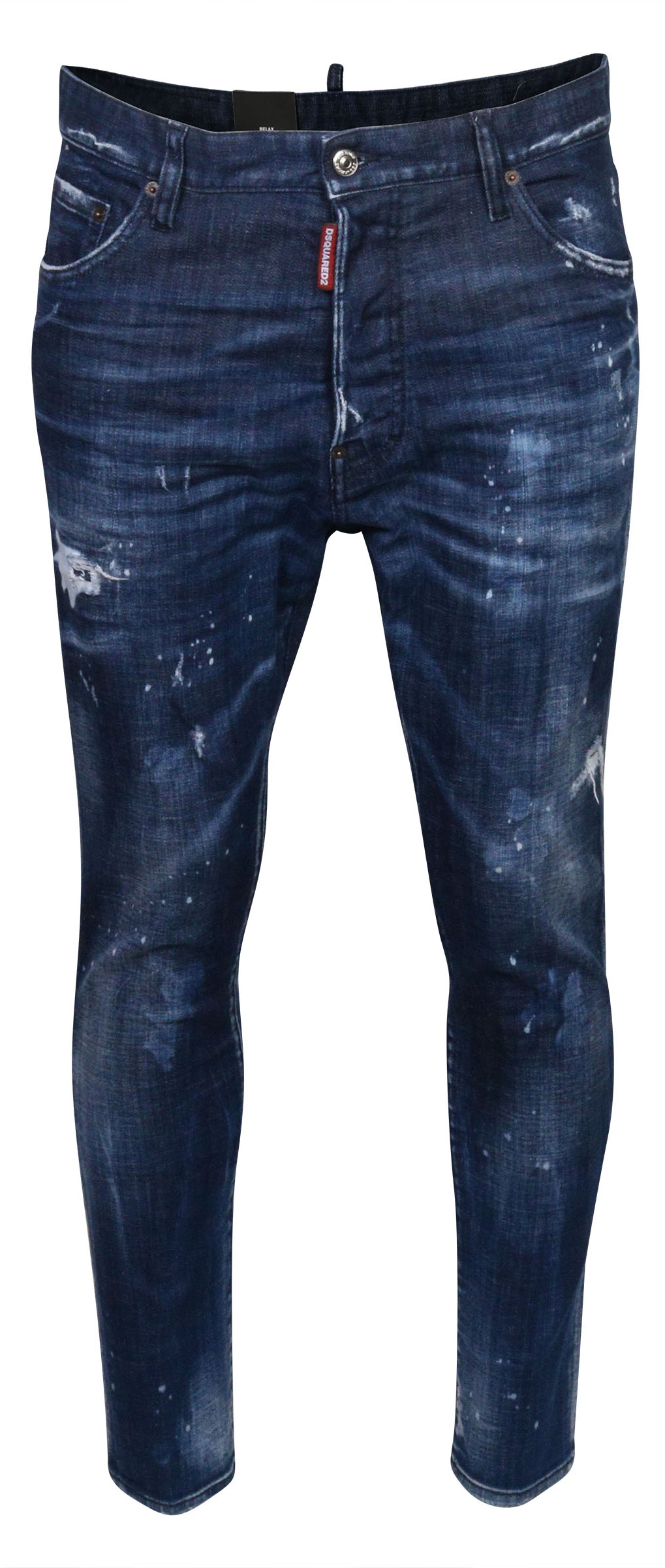 Dsquared Relax Long Crotch Jeans Blue Washed
