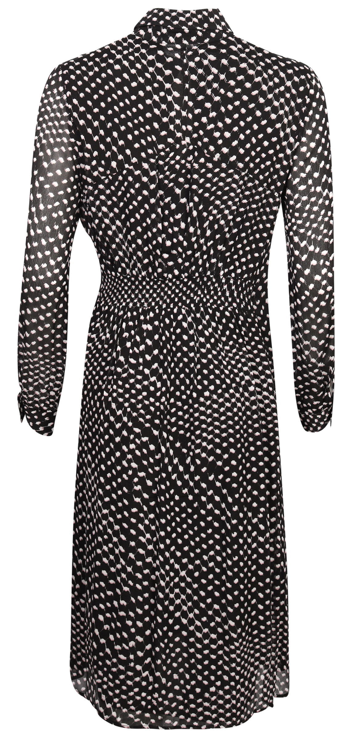 Lala Berlin Dress Dalmon Polka Kufiya Black