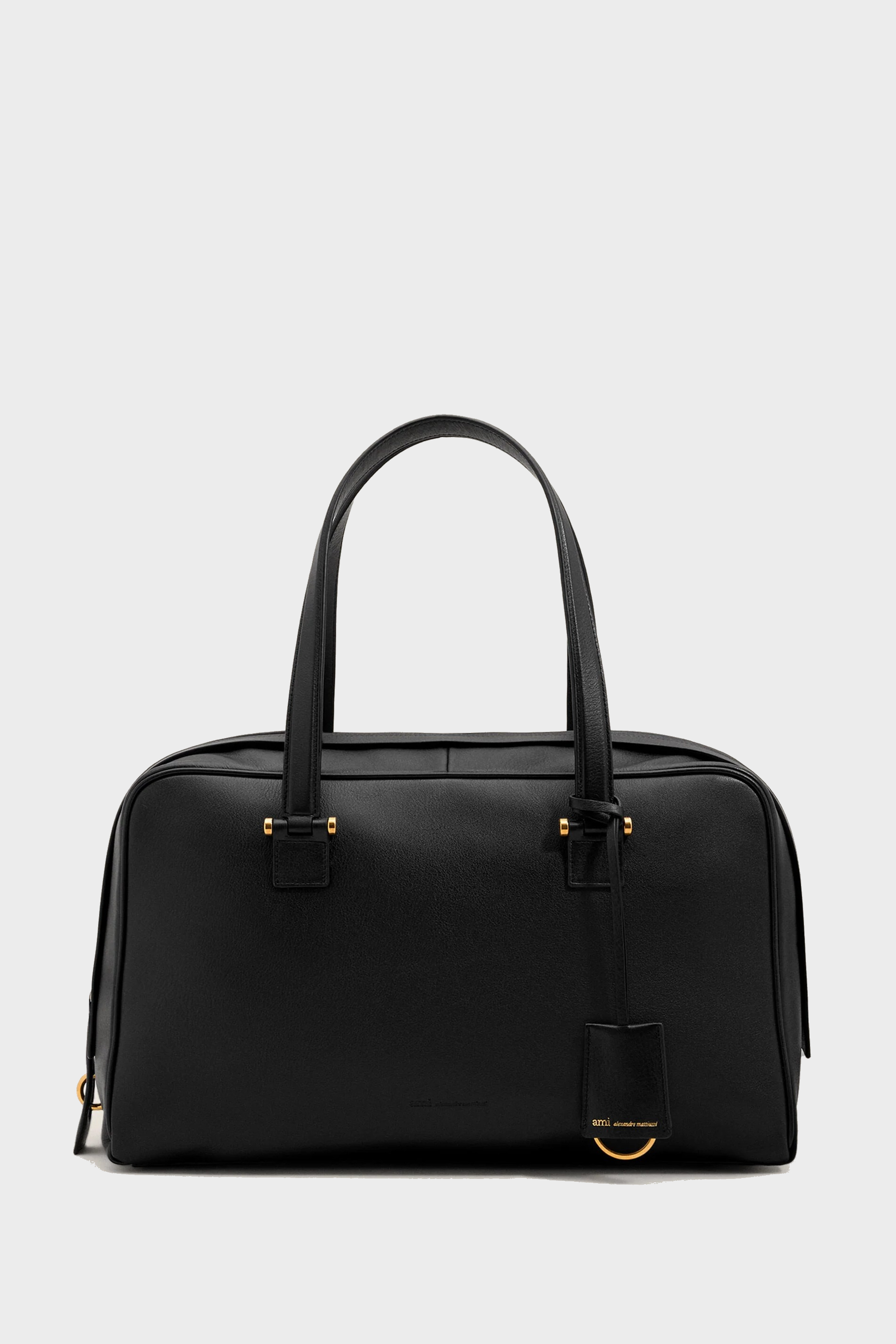 AMI PARIS Georges Bowling Bag in Black