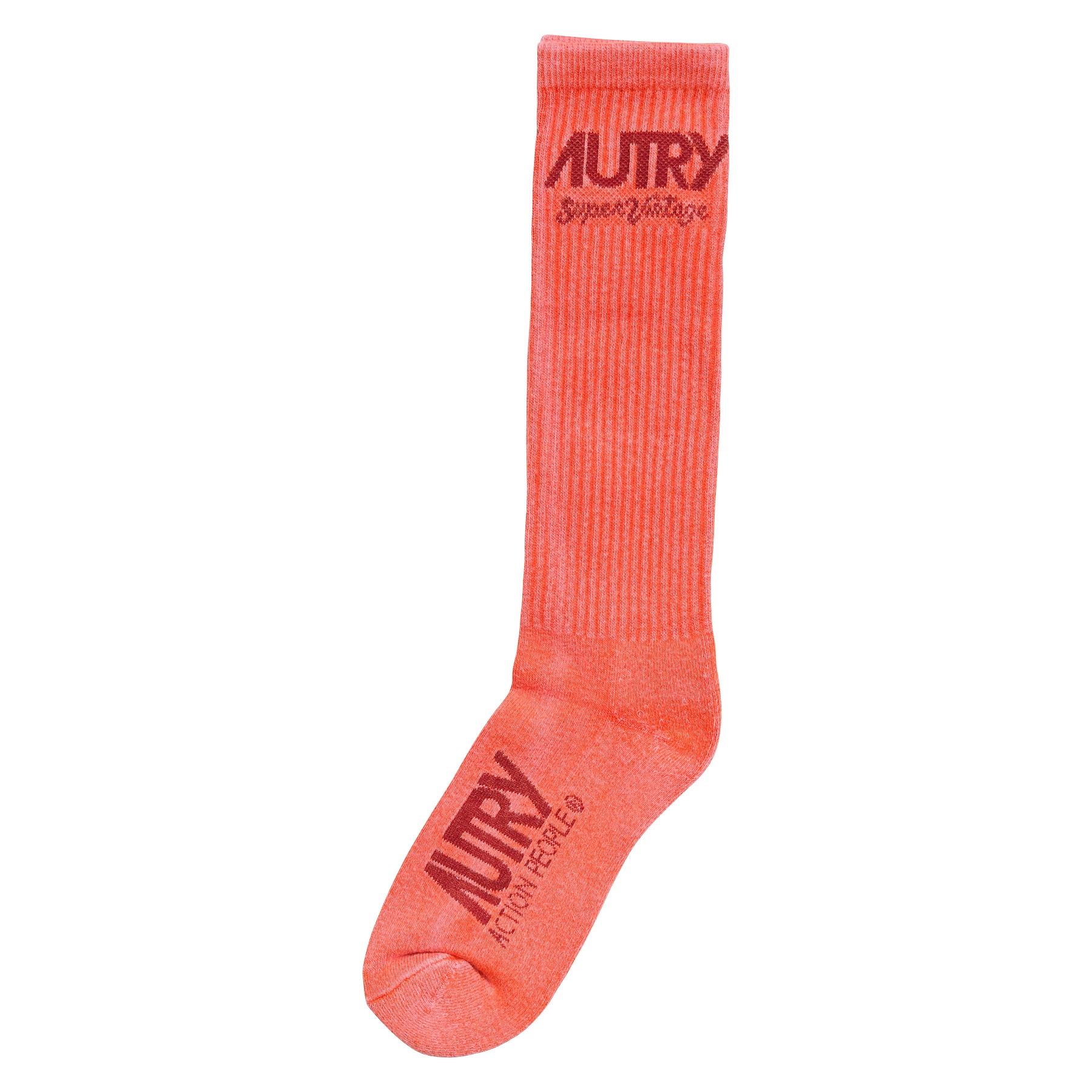 Autry Action Shoes Socks Supervintage Tinto Orange S/35-38