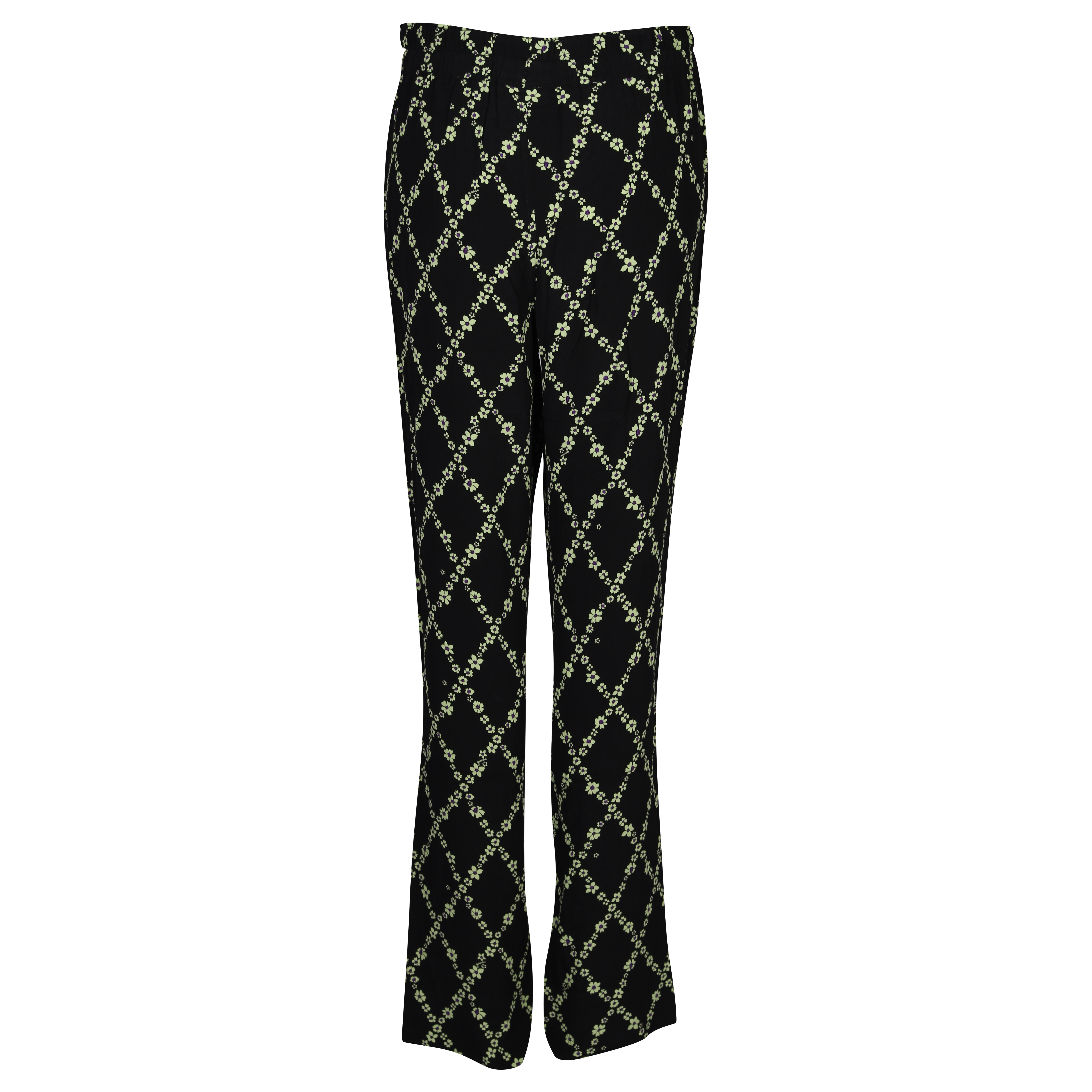 Ganni Elasticated Mid Waist Pants in Margarita