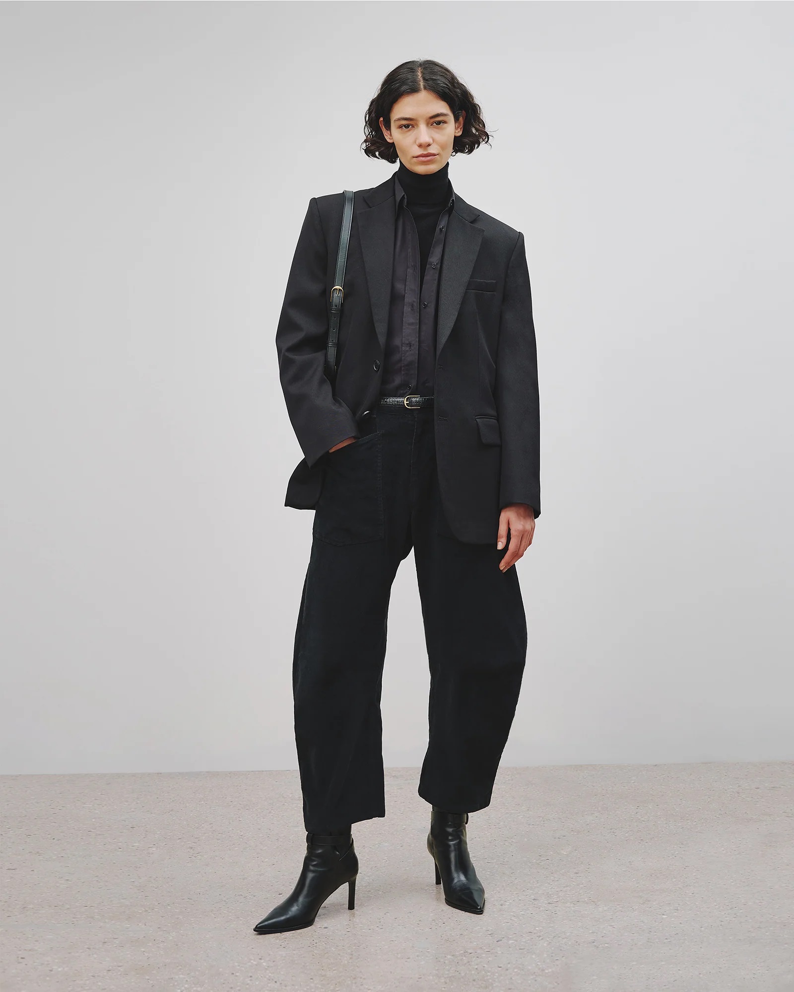 NILI LOTAN Corduroy Shon Pant in Black XL/8