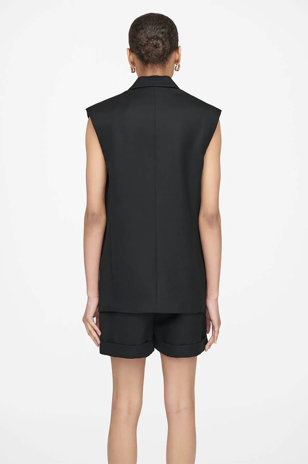 Anine Bing Tay Vest in Black