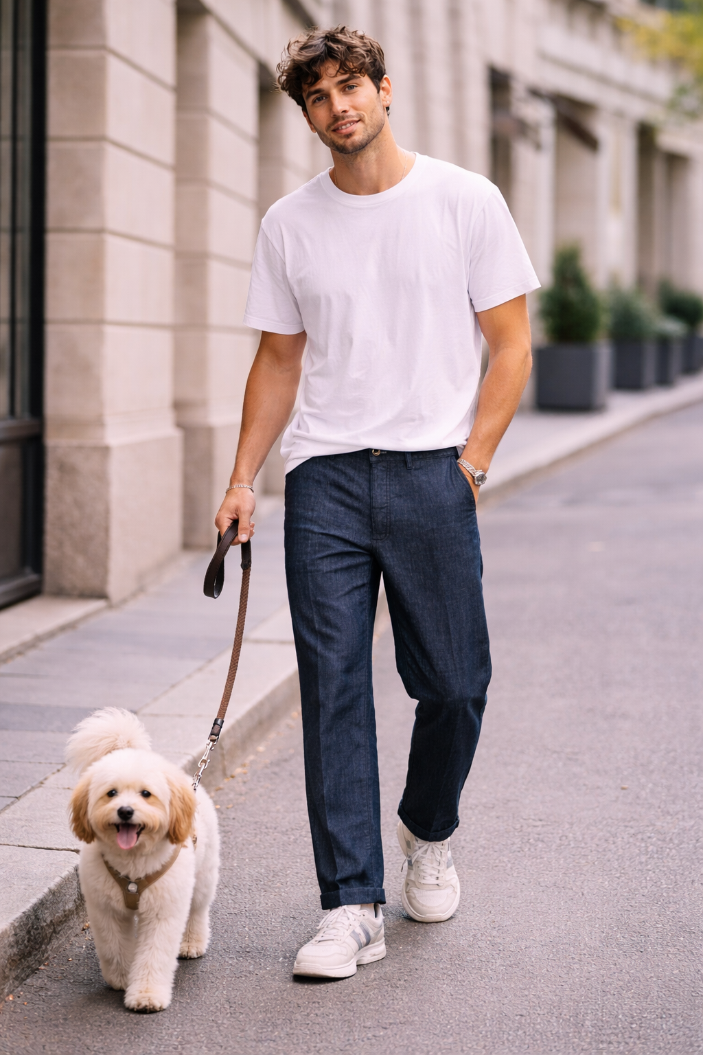 NINE:INTHE:MORNING Denim Chino