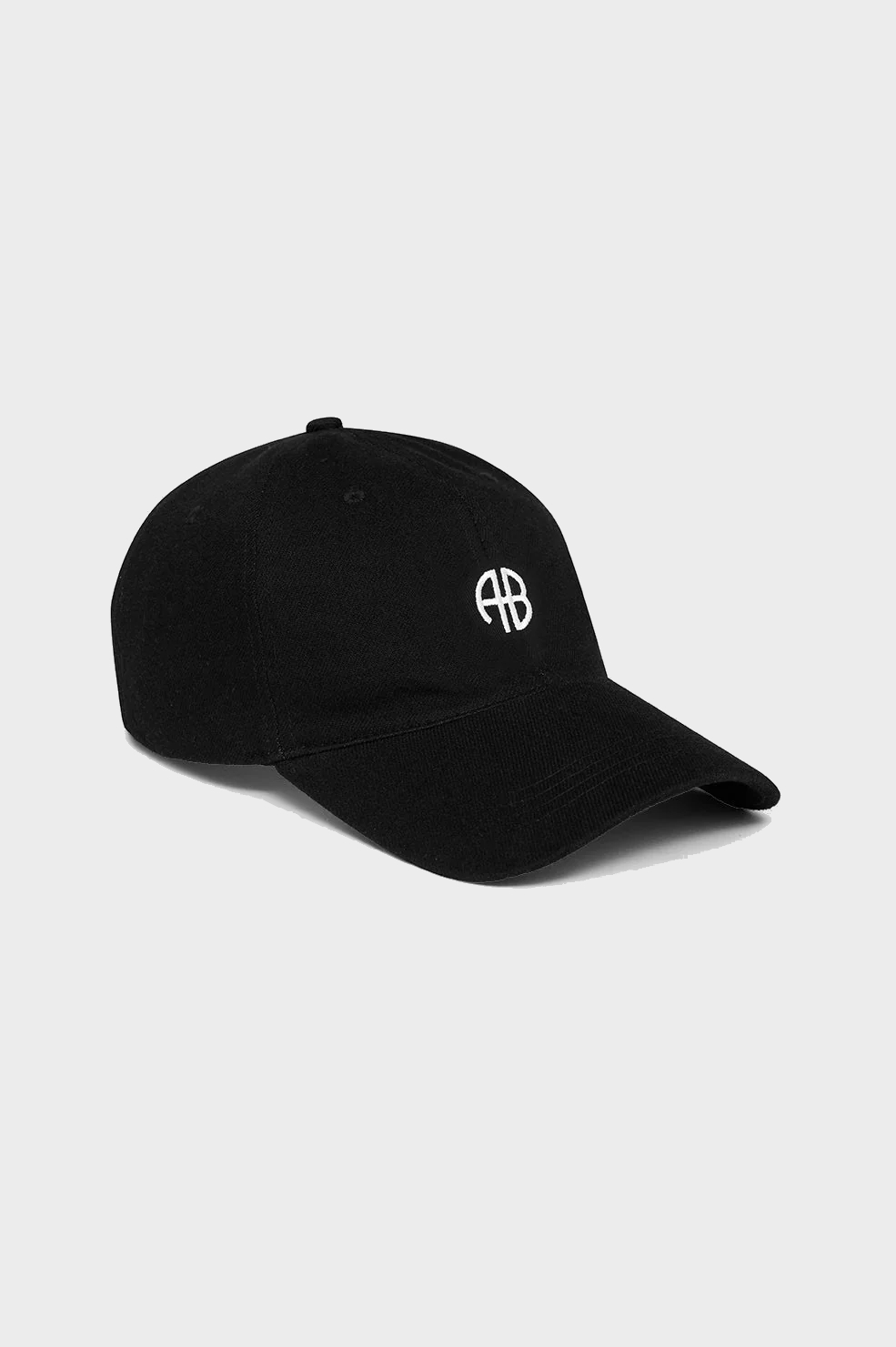 ANINE BING Baseball Cap in Black Denim