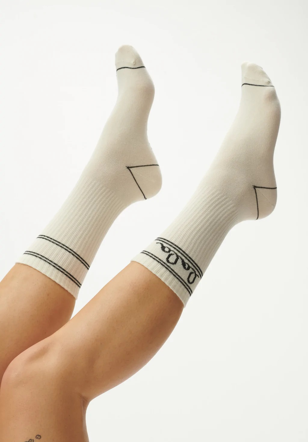 Lala Berlin Socks Alja in White 37-39