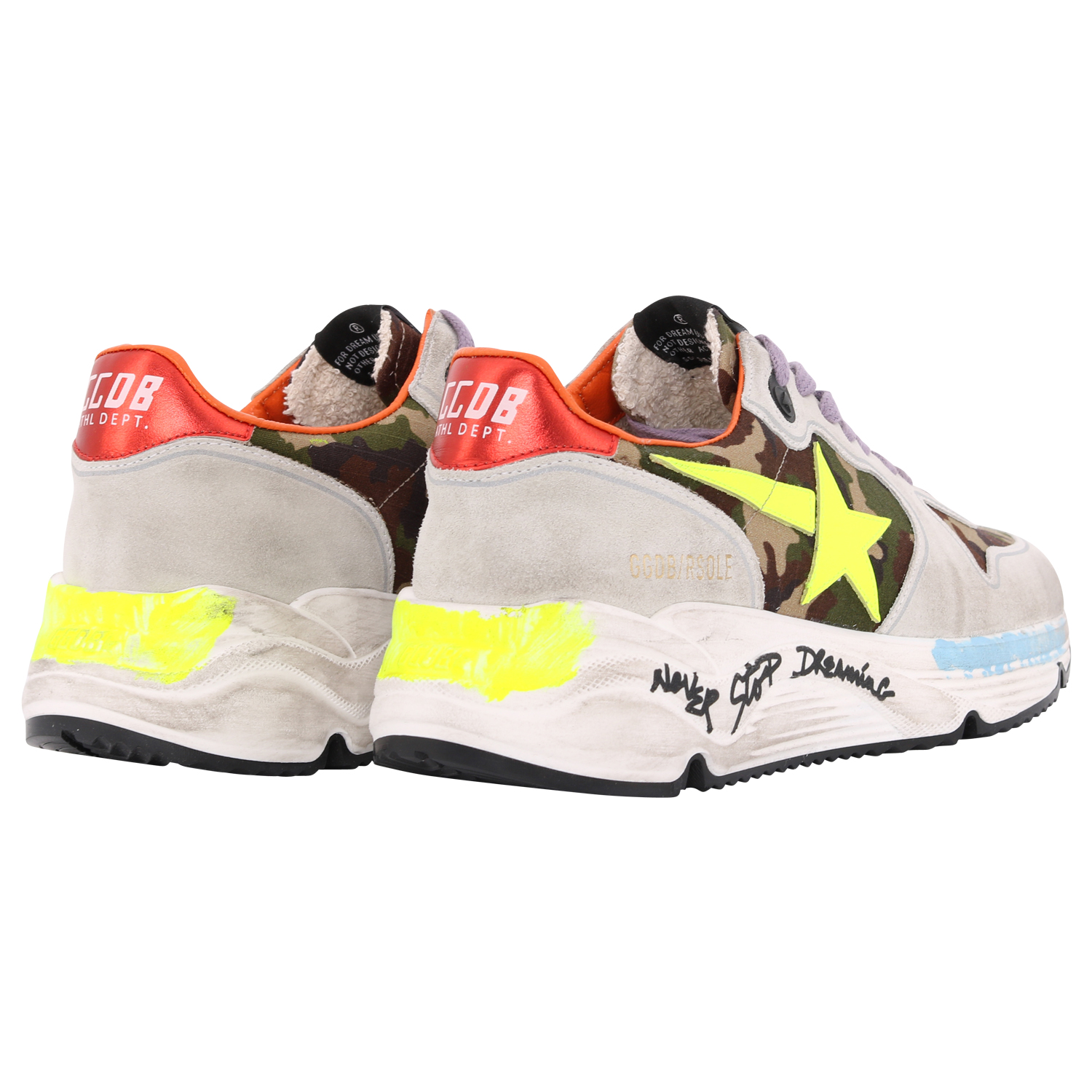 Golden Goose Sneaker Running Camouflage