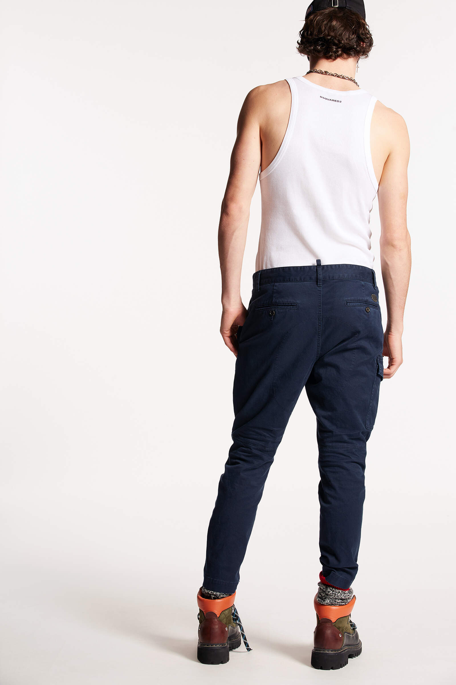 DSQUARED2 Sexy Cargo Pant in Navy 52