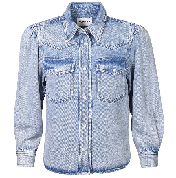 ISABEL MARANT ÉTOILE Tahisse Shirt in Light Blue