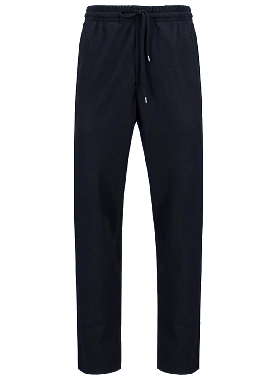 HARRIS WHARF Superfine Merino Jogging Pant in Navy