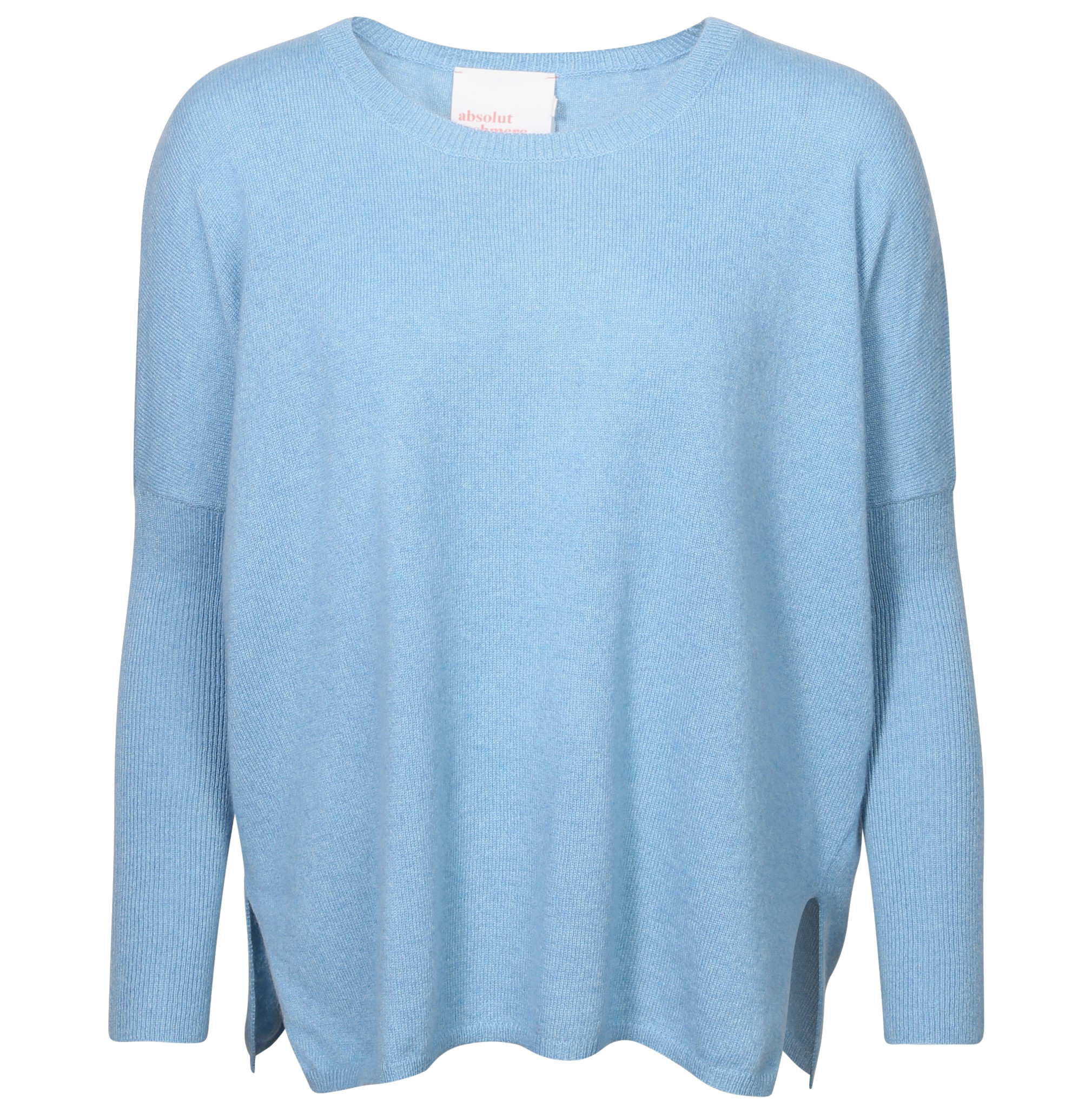 ABSOLUT CASHMERE Poncho Sweater Astrid in Blue L