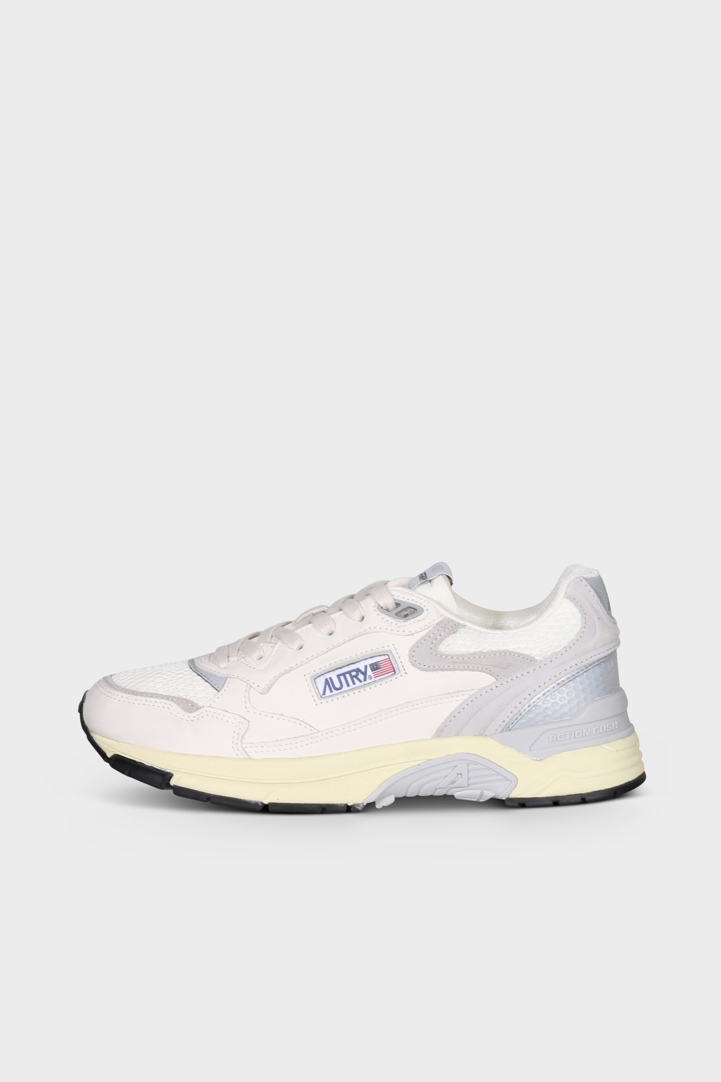 AUTRY ACTION SHOES Hyperway in Goat/Suede/Mesh/White/Grey