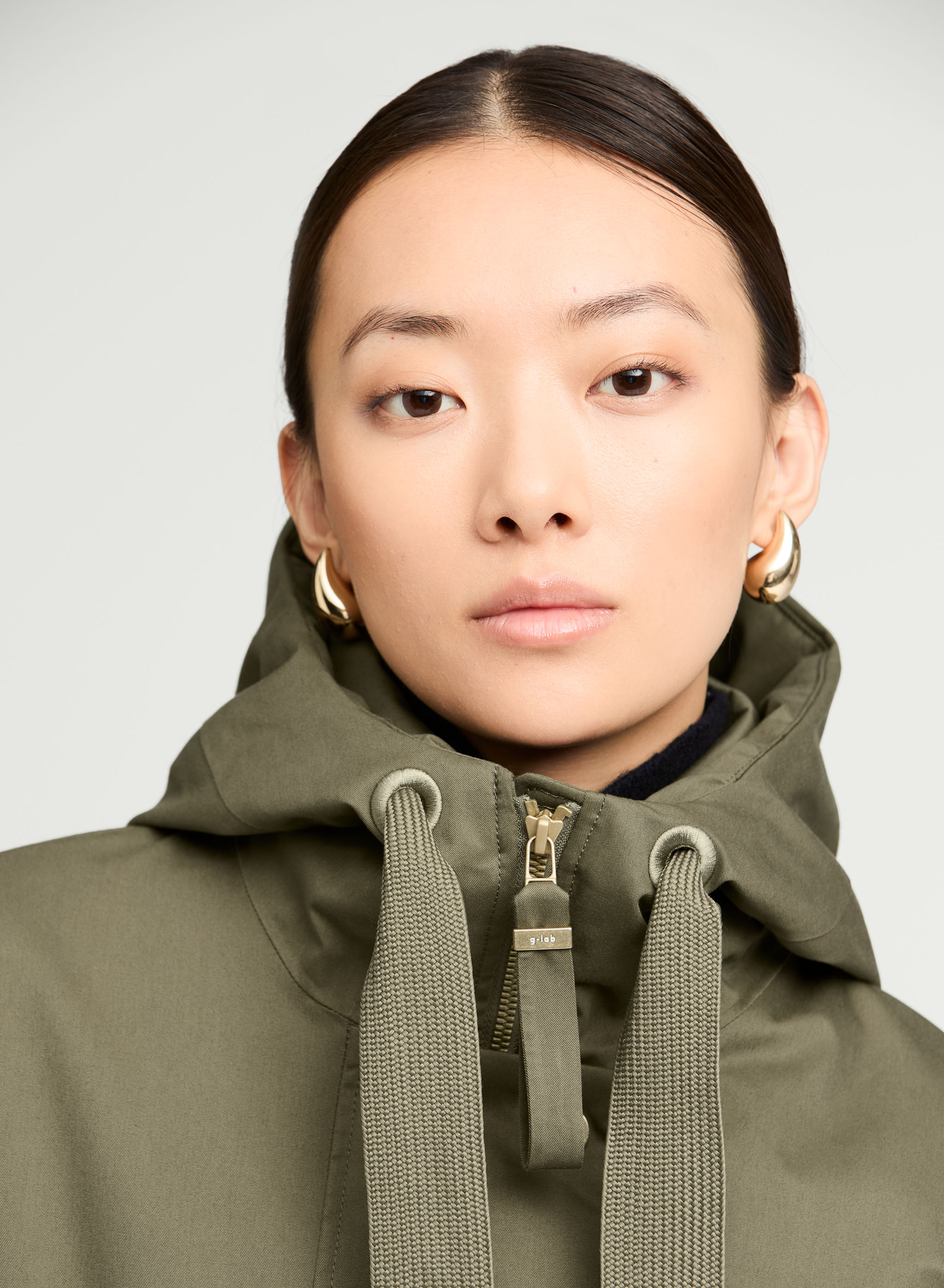 G-LAB Meta Parka in Olive Grey